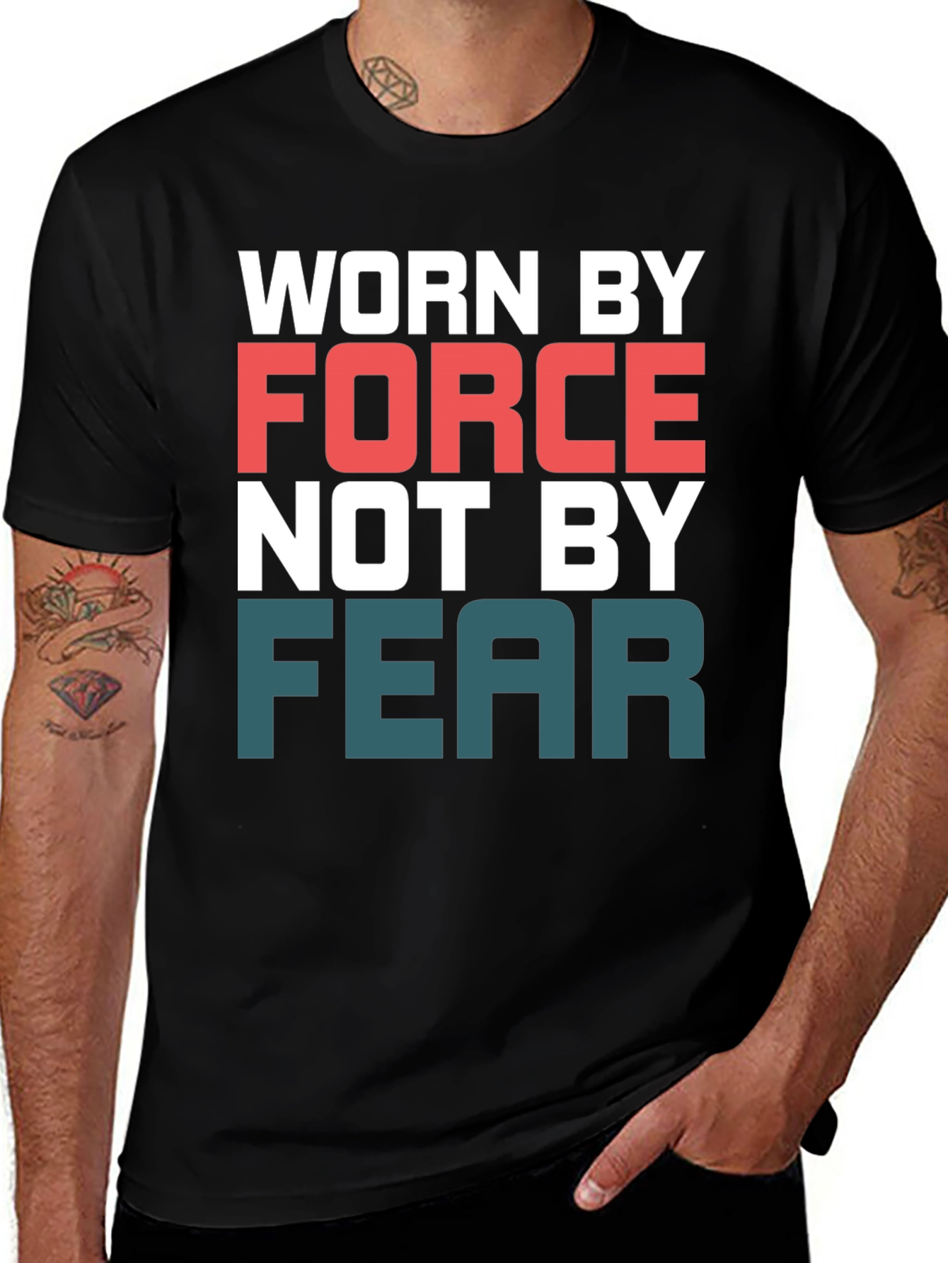 Variant 13 of Worn by Force T-Shirt