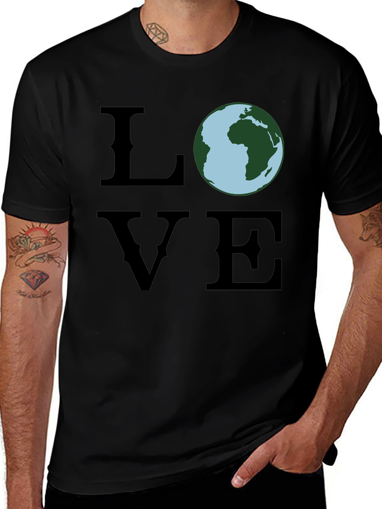 Love Earth T-Shirt - Eco-Friendly Design