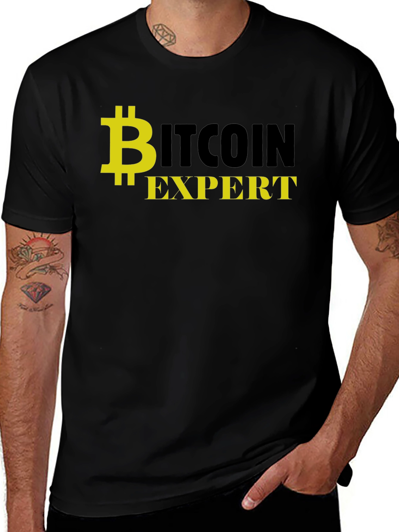 Bitcoin Expert T-Shirt - Crypto Enthusiast Tee