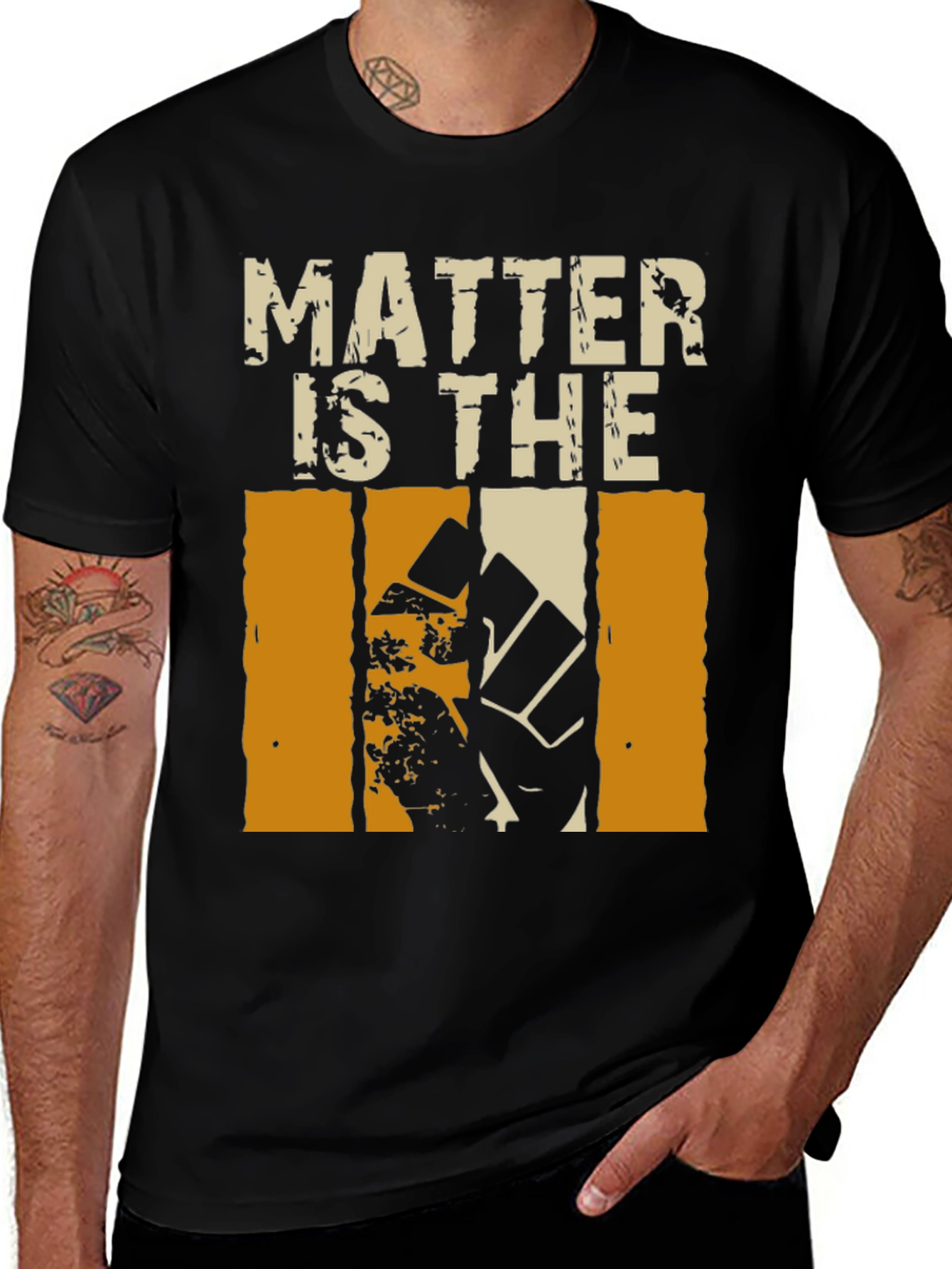 Variant 16 of Equality Fist T-Shirt - Black Lives Matter