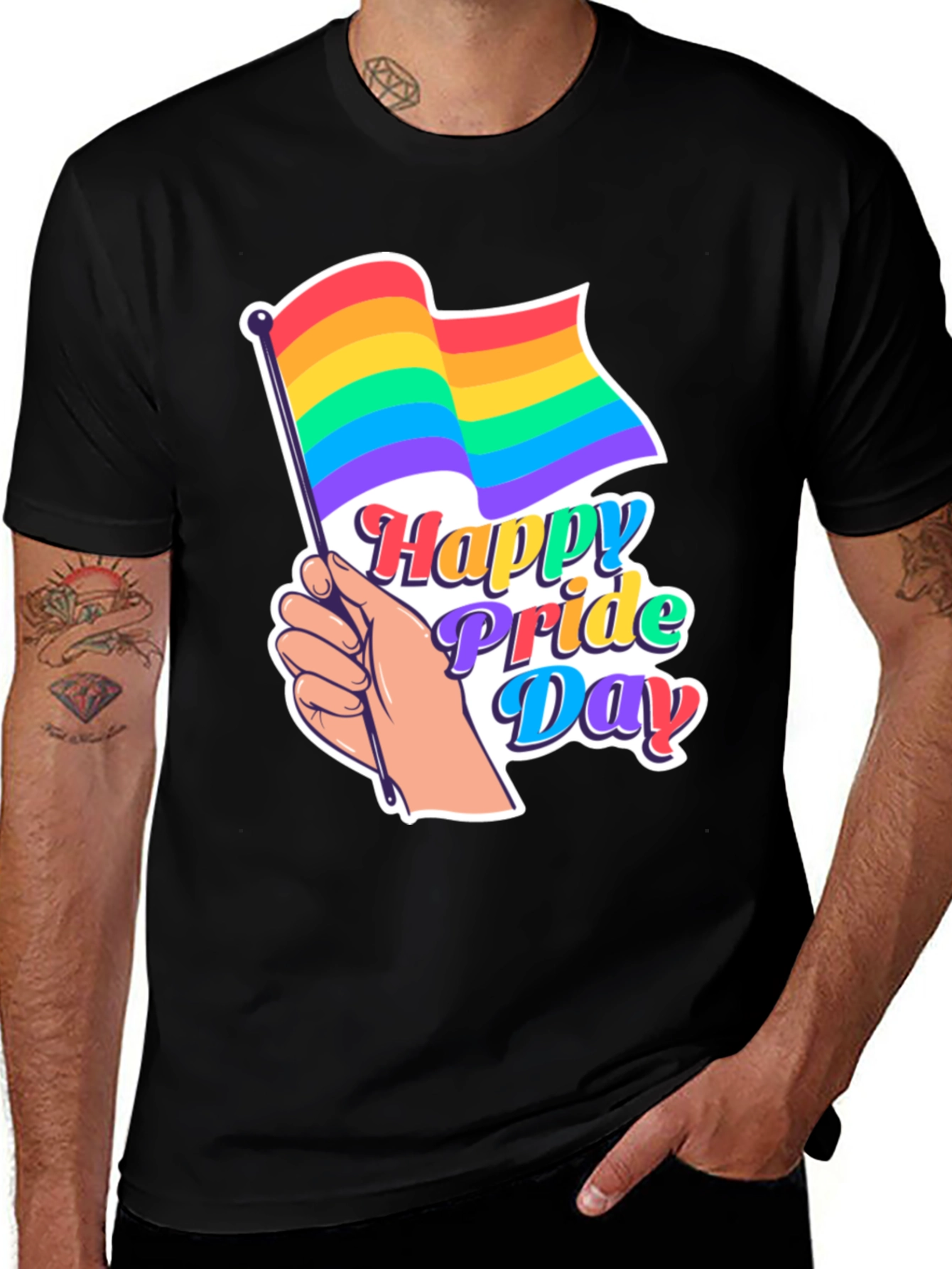 Happy Pride Day Graphic Tee