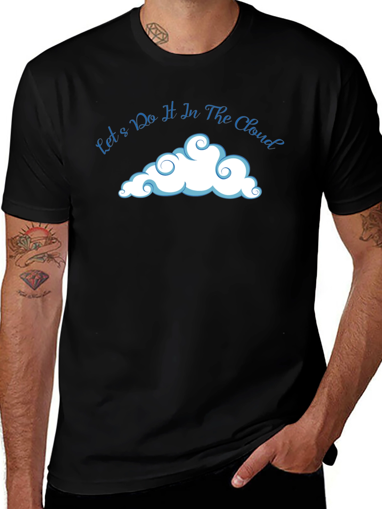 Variant 5 of Let's Do It In The Cloud T-Shirt