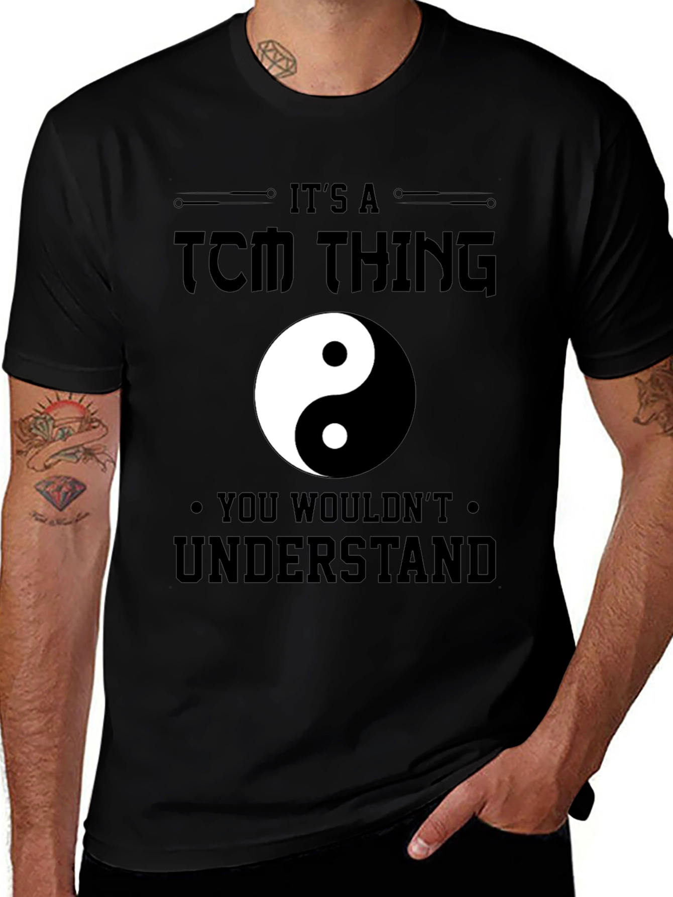 TCM Thing Yin Yang Graphic T-Shirt
