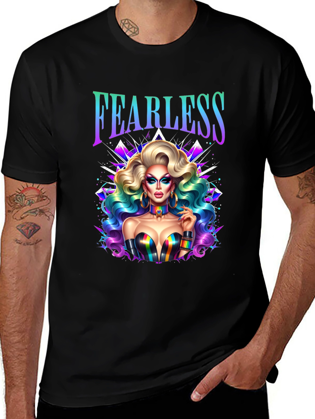 Fearless Pride Drag Queen T-Shirt