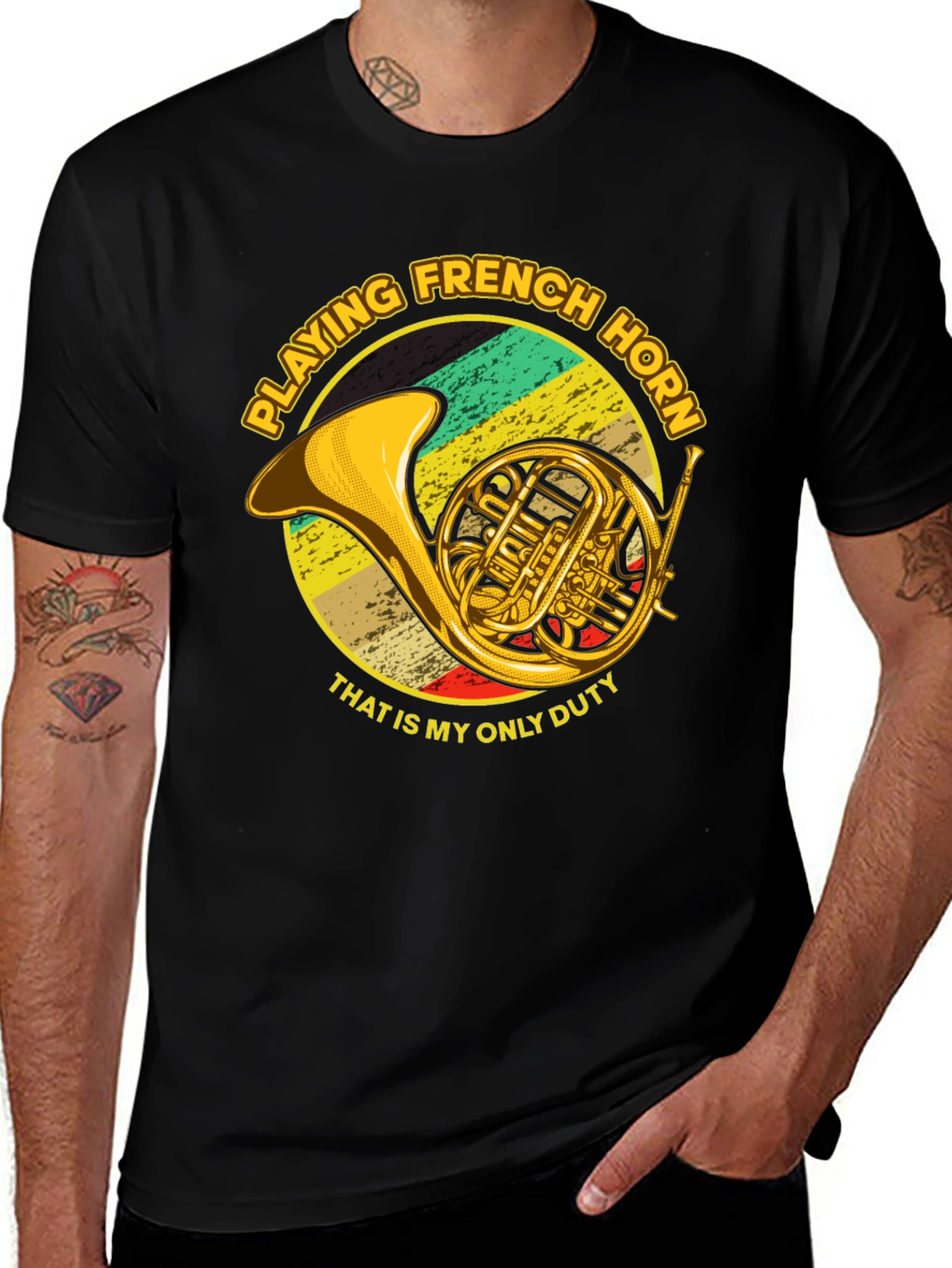 French Horn Player T-Shirt - Music Lover Gift