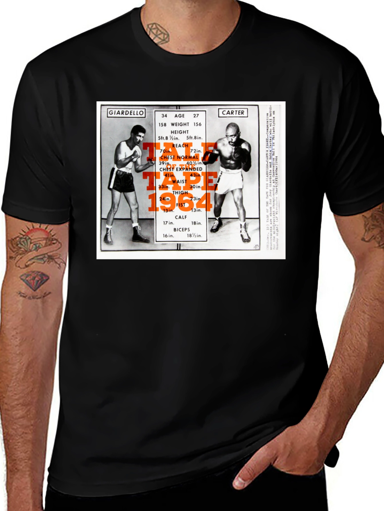 Variant 10 of Giardello vs Carter Boxing T-Shirt