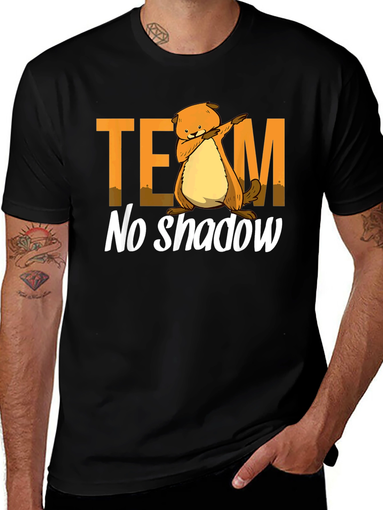 Variant 22 of Team No Shadow Dab Otter T-Shirt