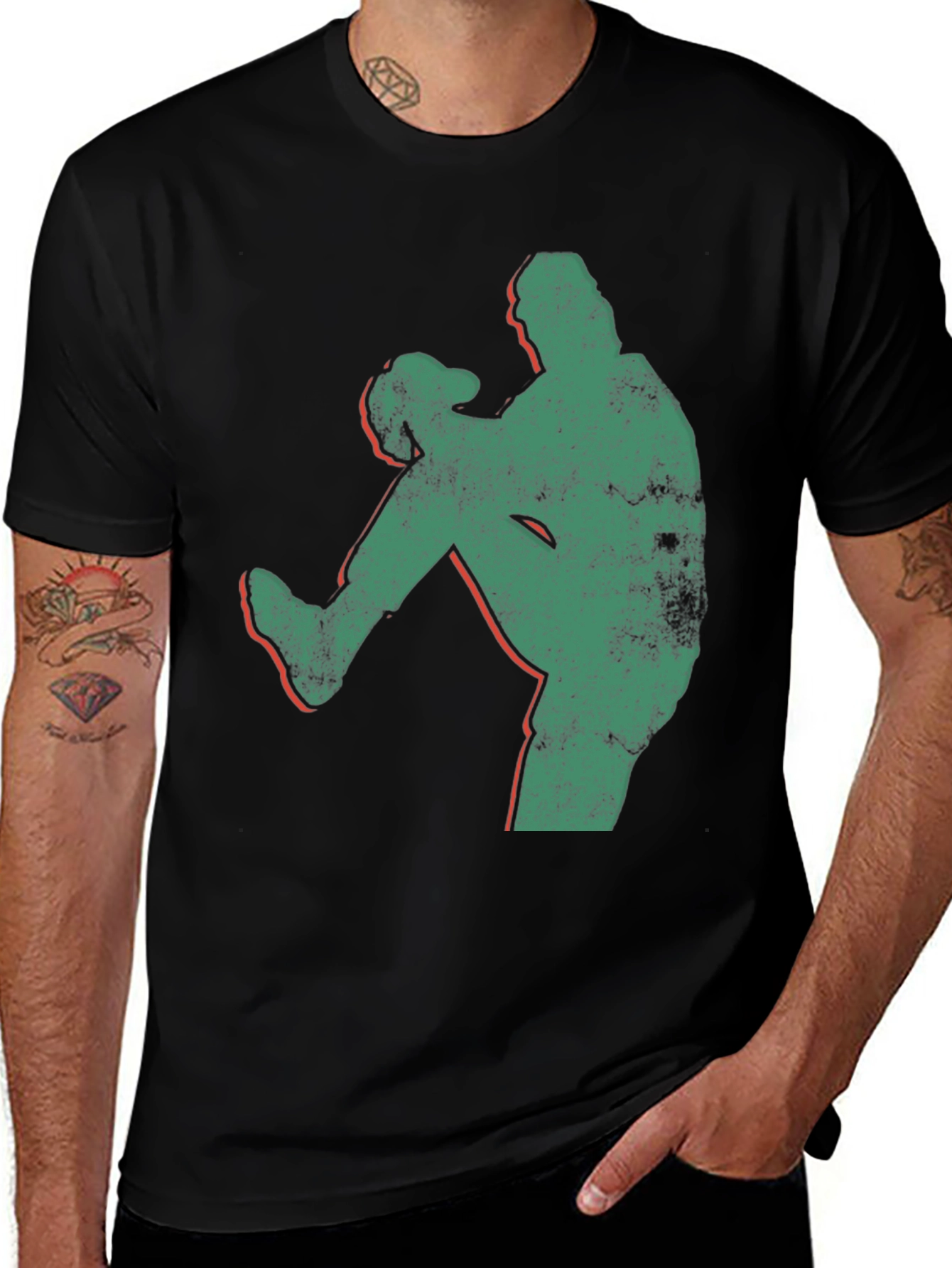 Variant 3 of Vintage Baseball Pitcher Graphic T-Shirt