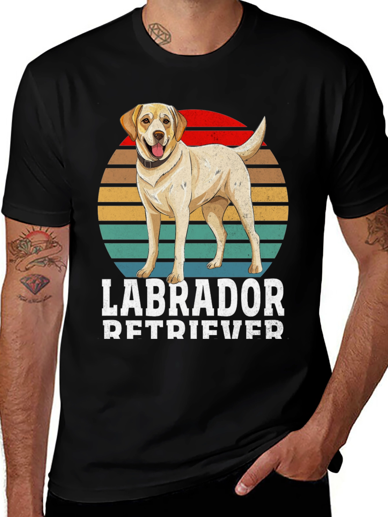 Labrador Retriever T-Shirt - Vintage Dog Graphic Tee