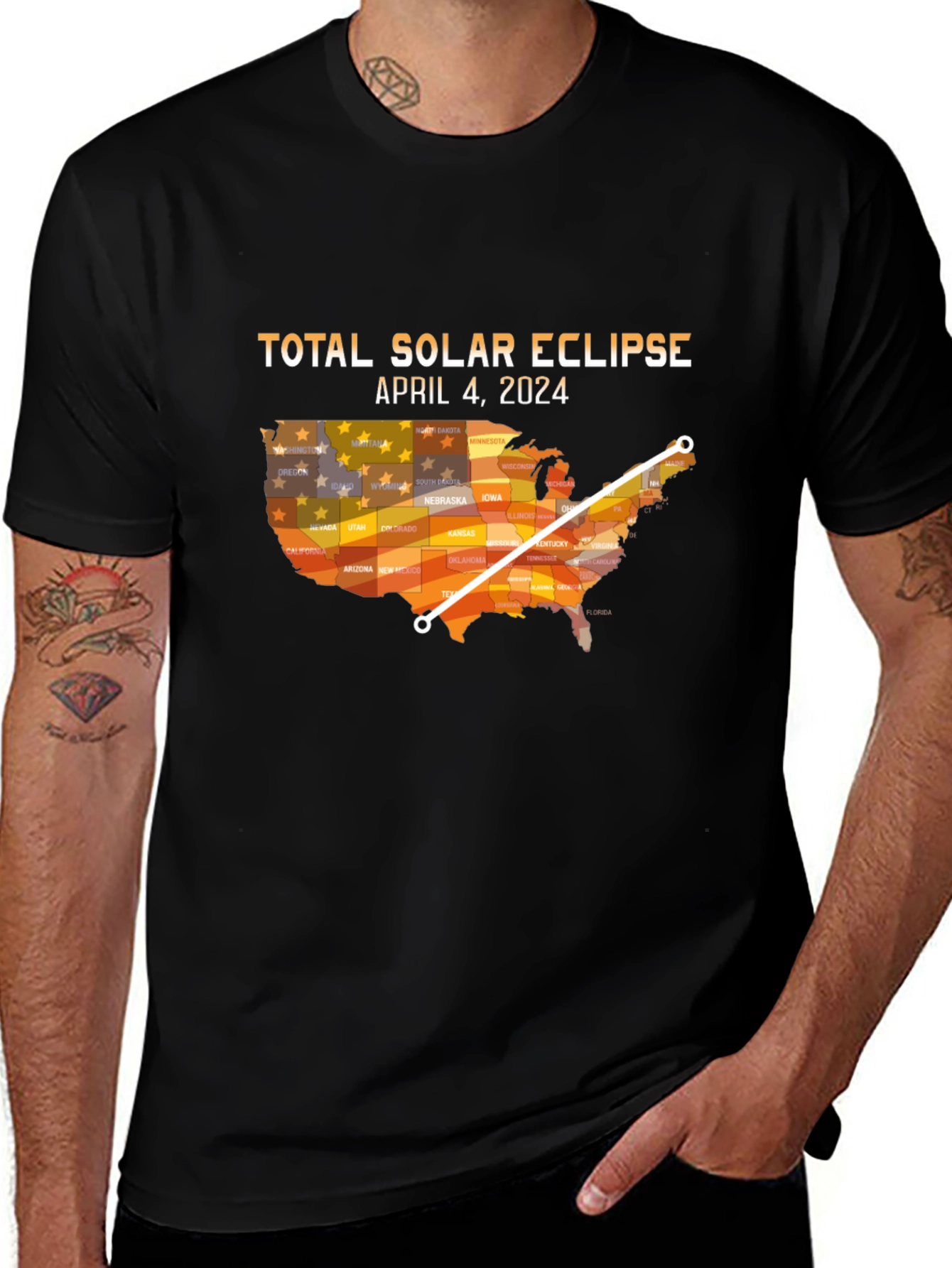 Total Solar Eclipse April 4, 2024 T-Shirt