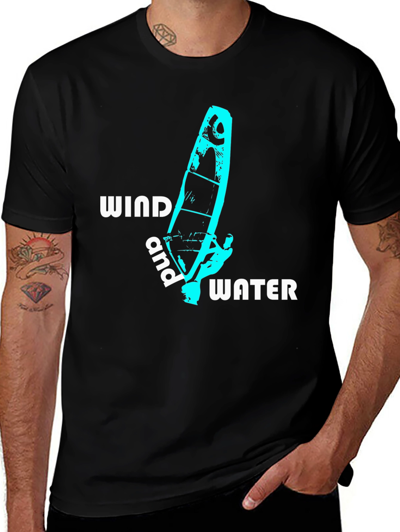 Wind & Water T-Shirt: Stylish Surf Tee