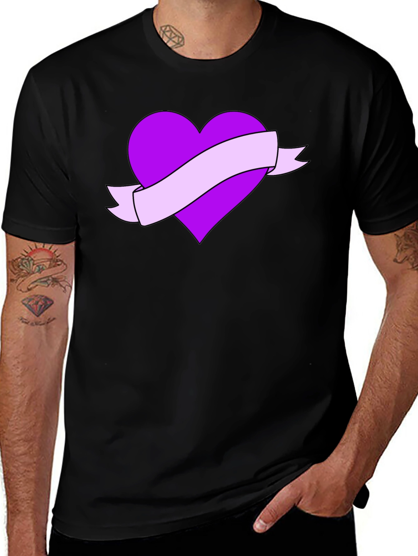 Variant 24 of Heart & Banner Graphic Tee
