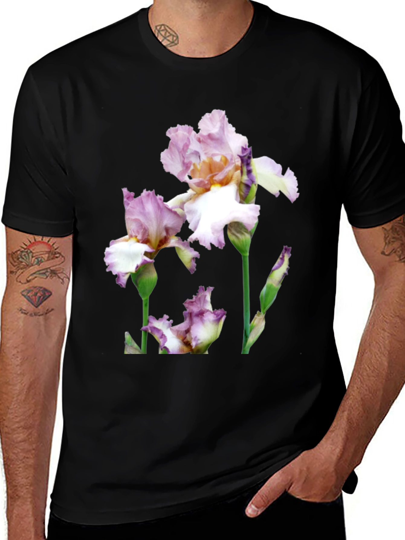 Variant 15 of Floral Iris Graphic T-Shirt