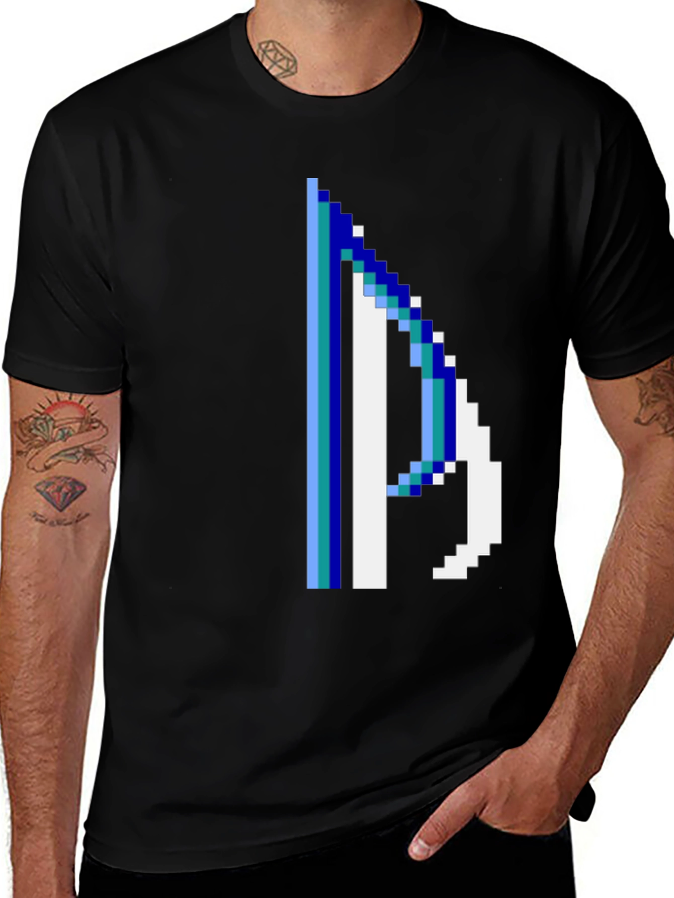 Variant 17 of Retro Pixel Art T-Shirt