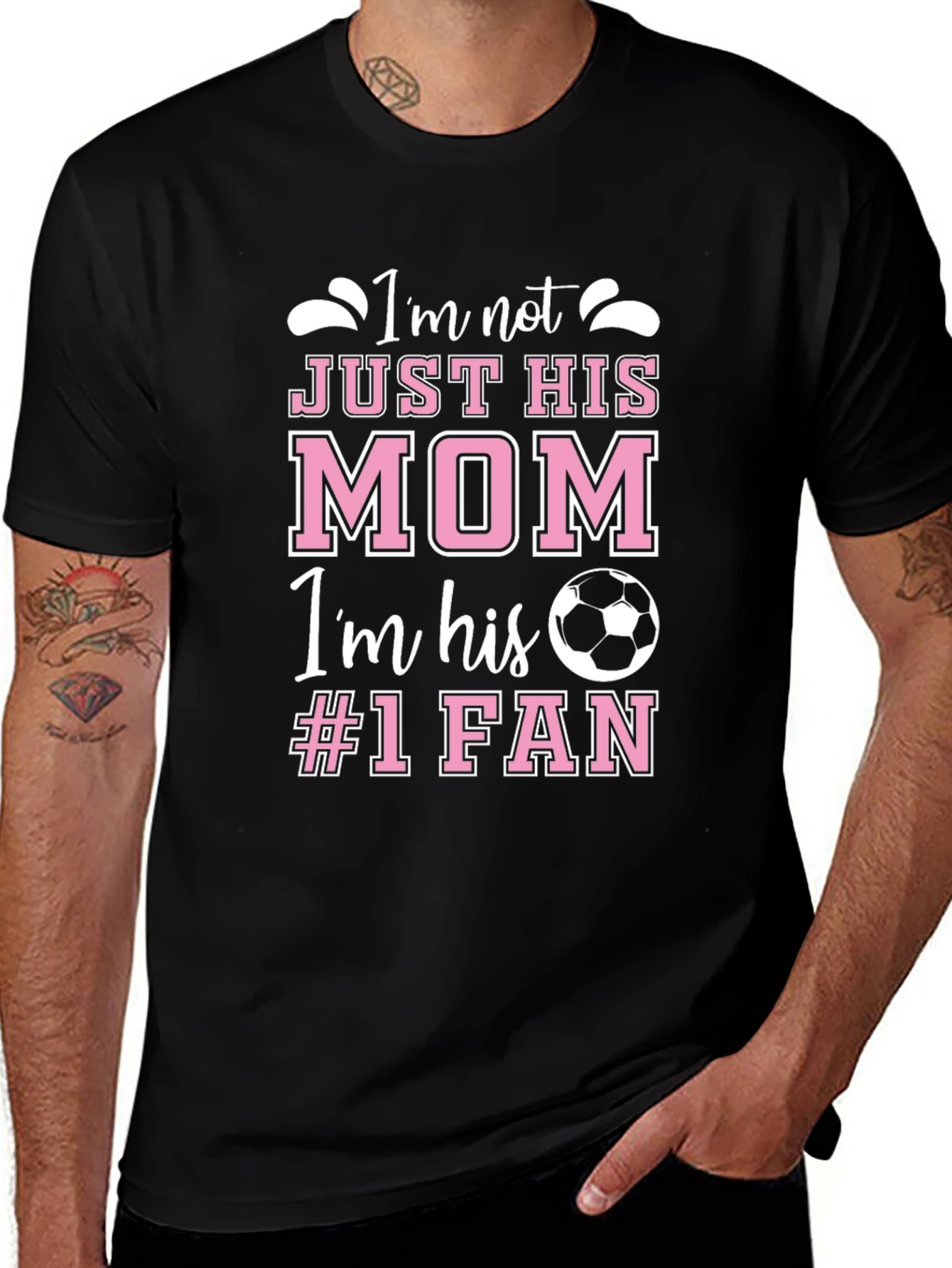 Variant 12 of Soccer Mom T-Shirt - Number One Fan!
