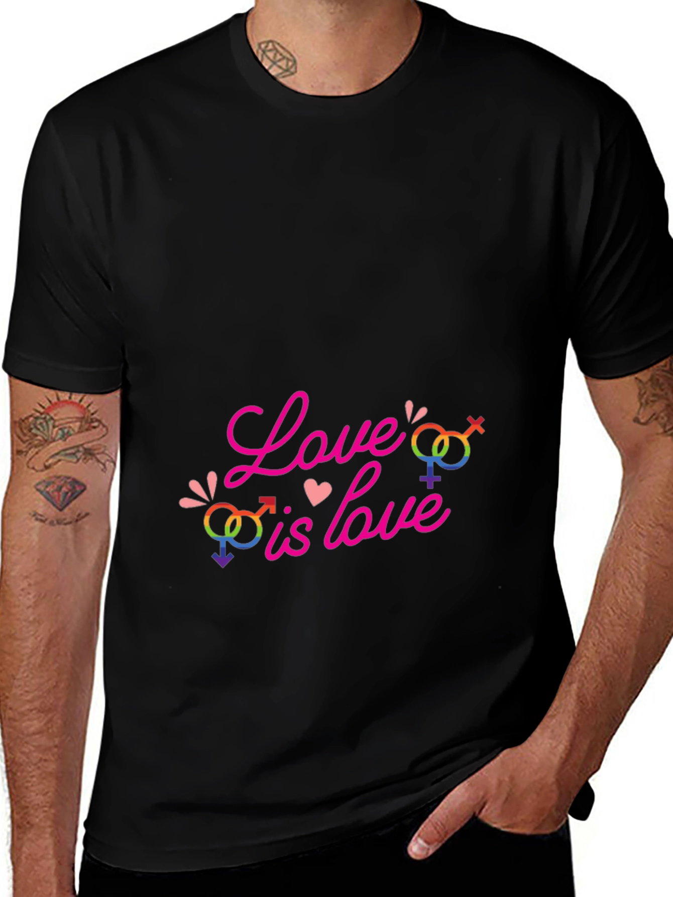 Love is Love LGBTQ+ Graphic Tee