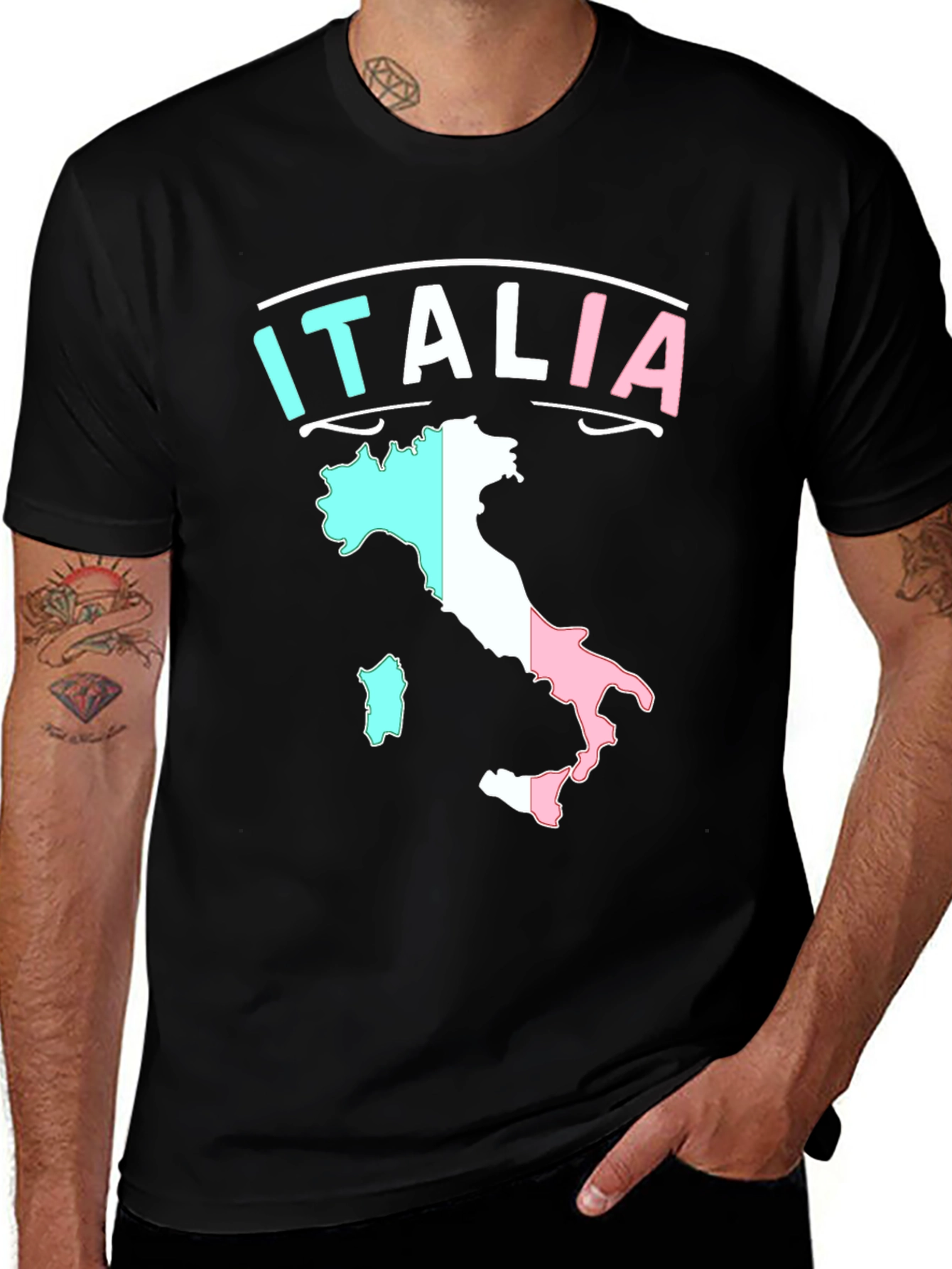 Italia Map T-Shirt - Italian Pride Tee