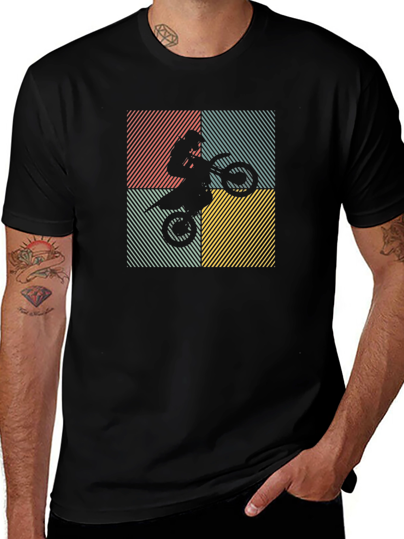 Variant 22 of Retro Motocross Graphic T-Shirt