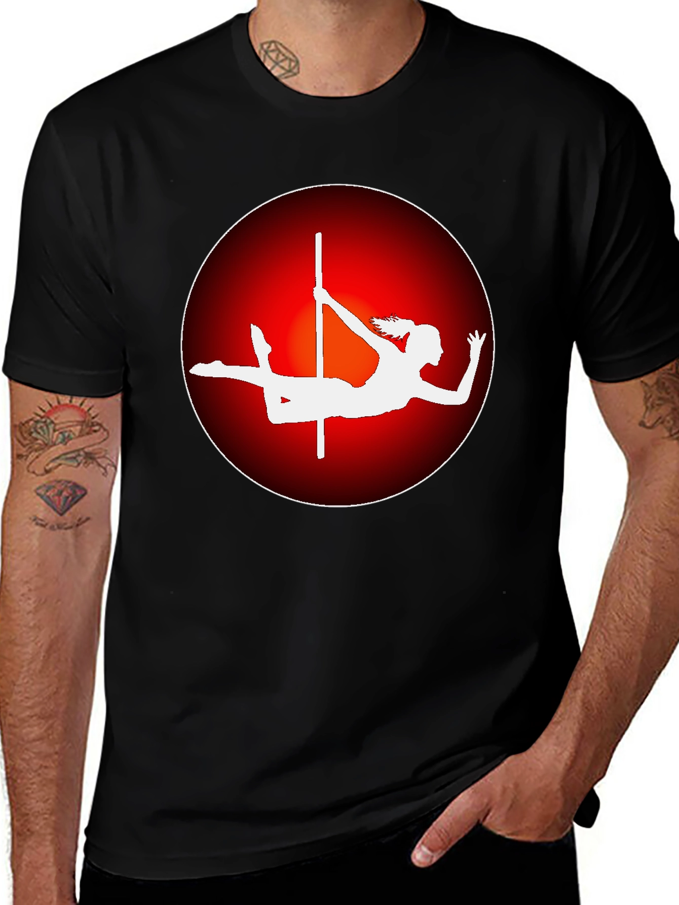 Variant 23 of Pole Dancer Graphic Tee - Sporty and Stylish