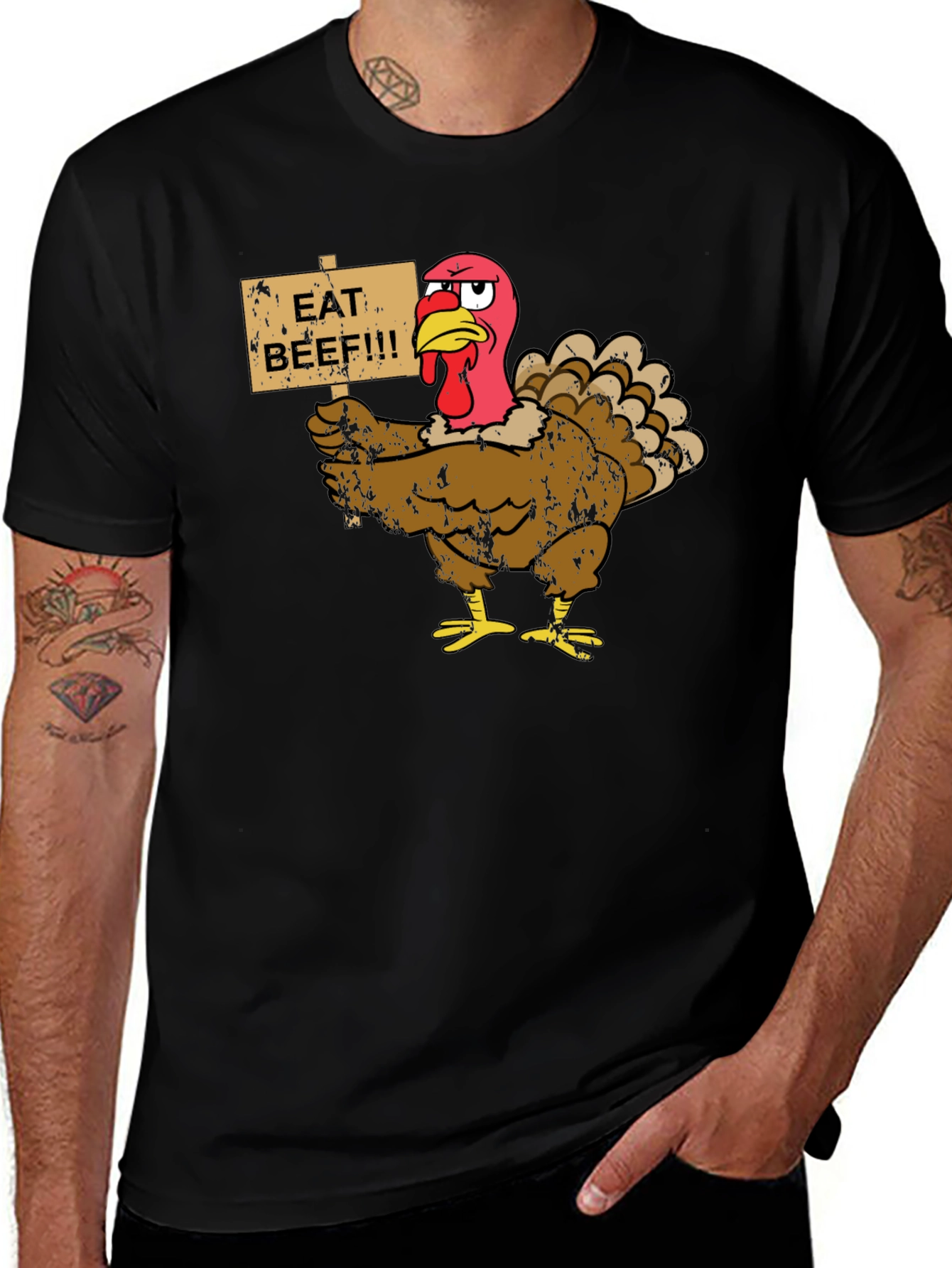 Variant 14 of Eat Beef Turkey T-Shirt