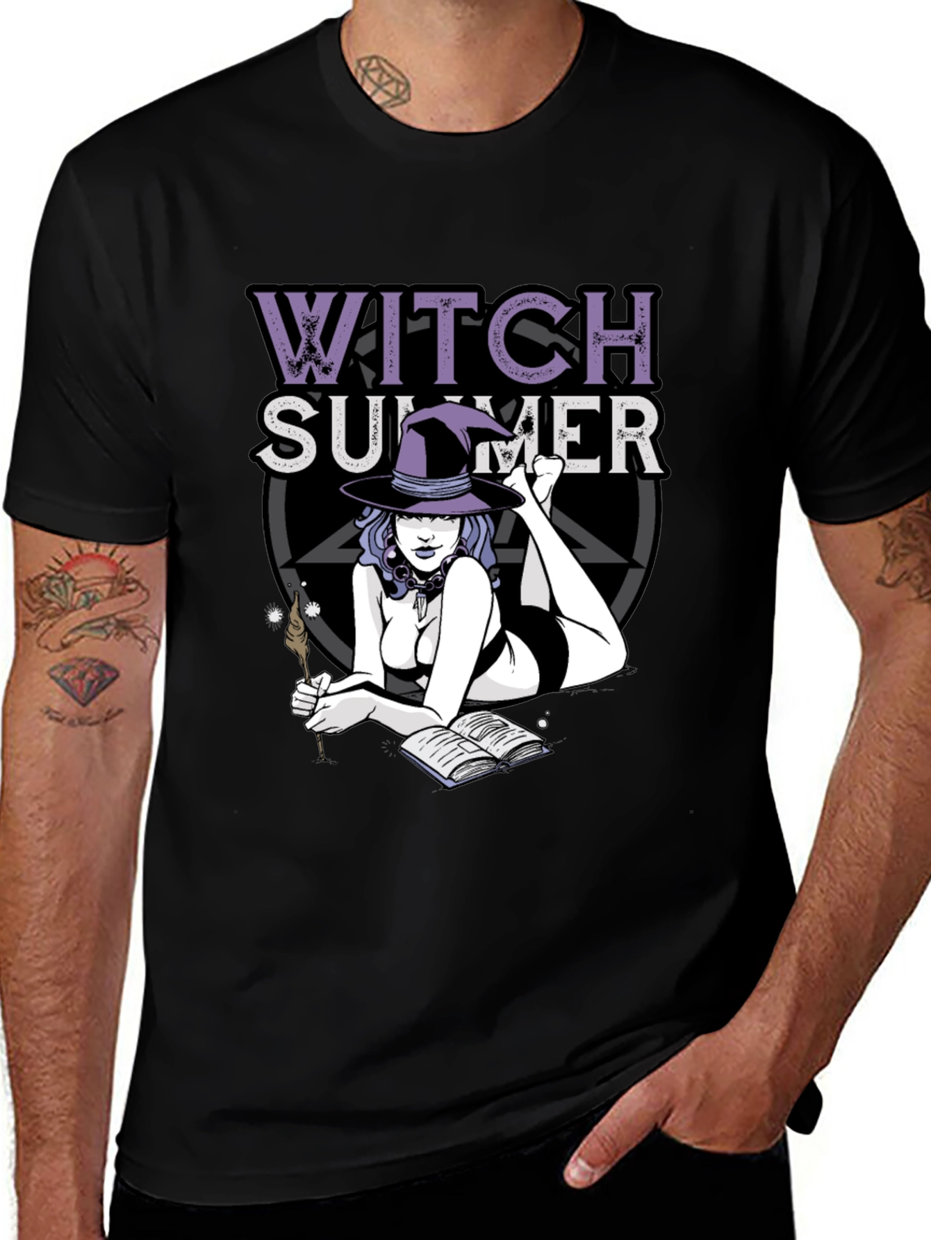 Variant 4 of Witch Summer Black T-Shirt