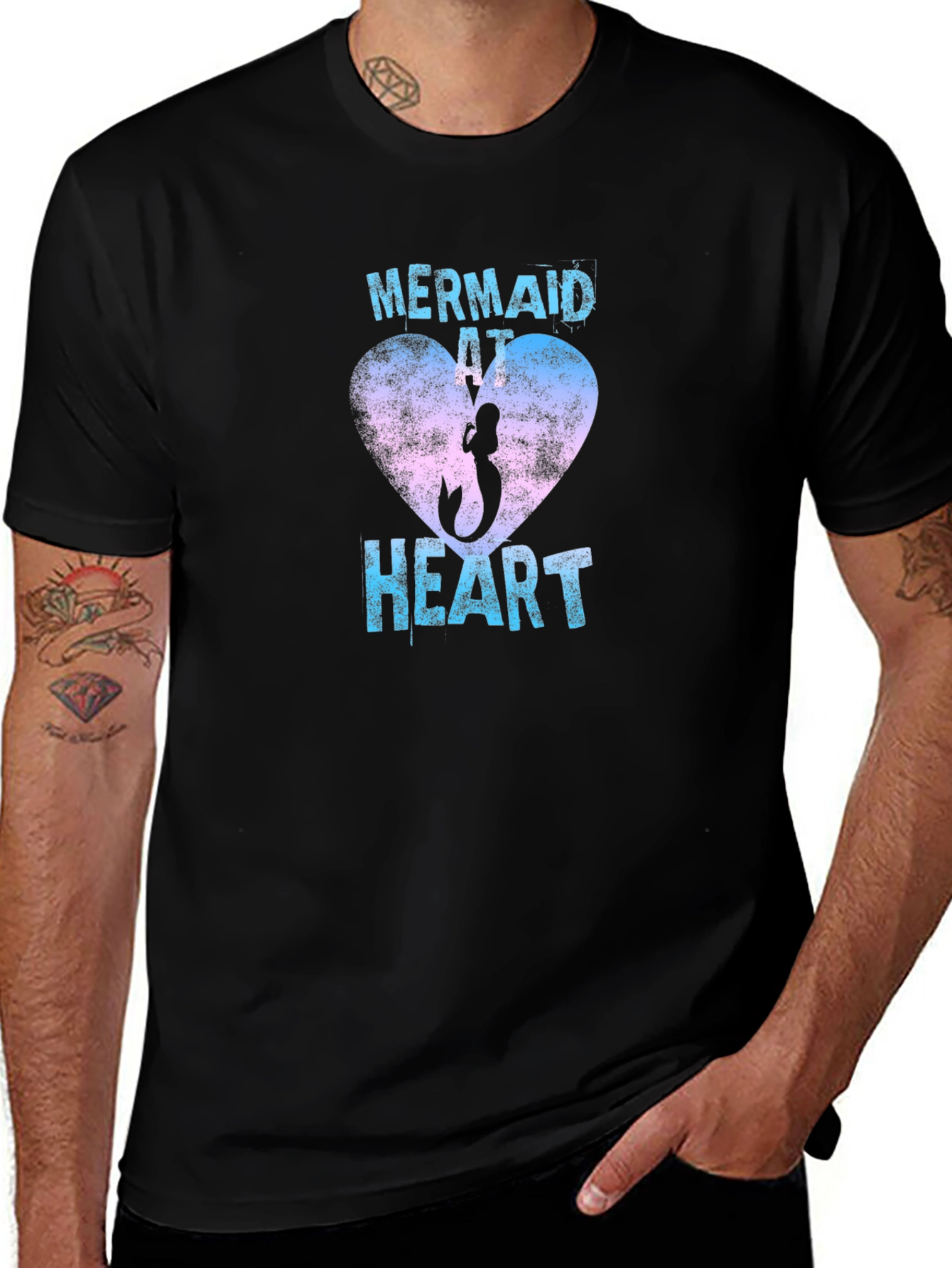 Variant 21 of Mermaid at Heart Graphic Tee