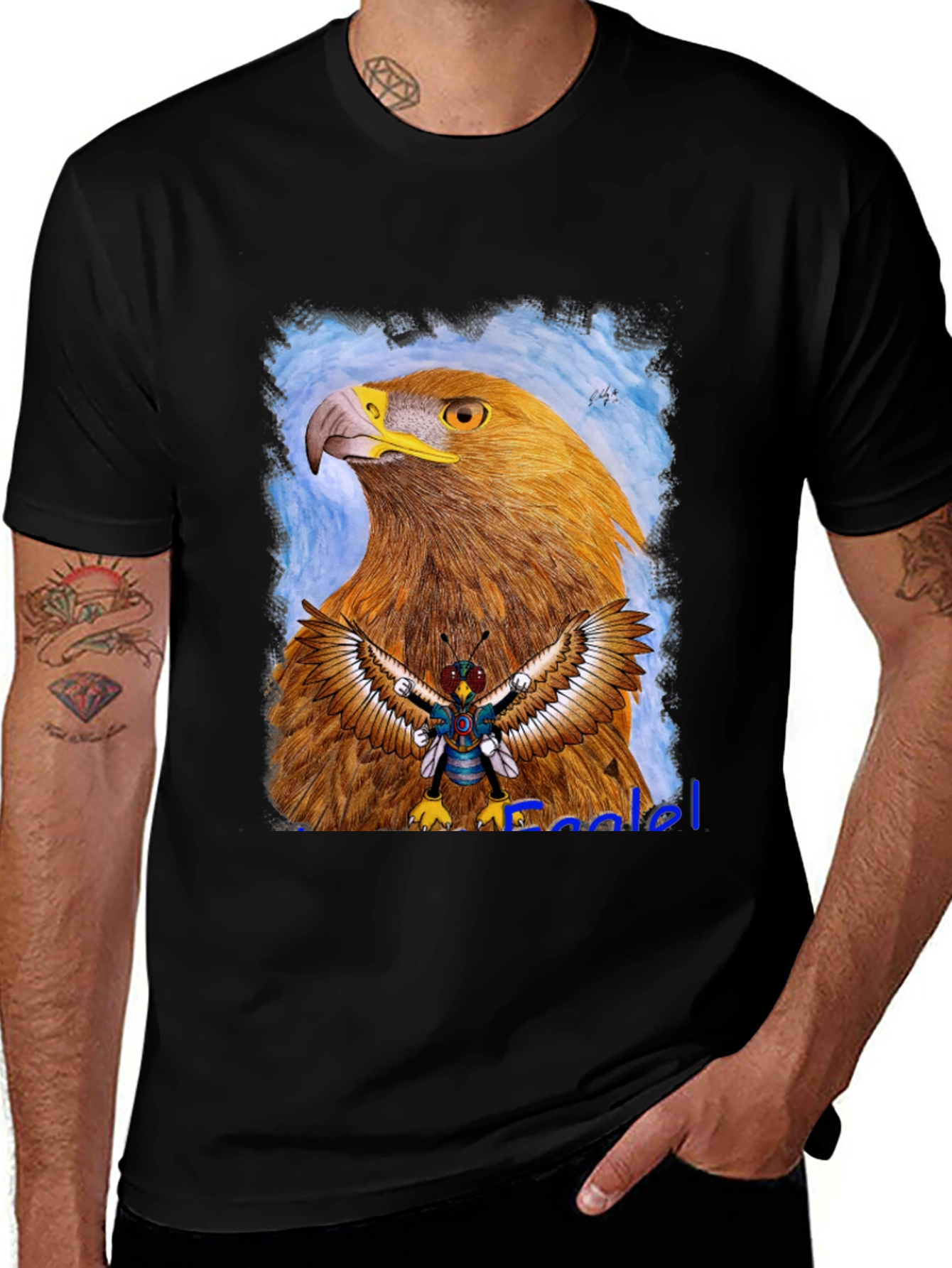 Variant 25 of Eagle Graphic Tee - Unique Design