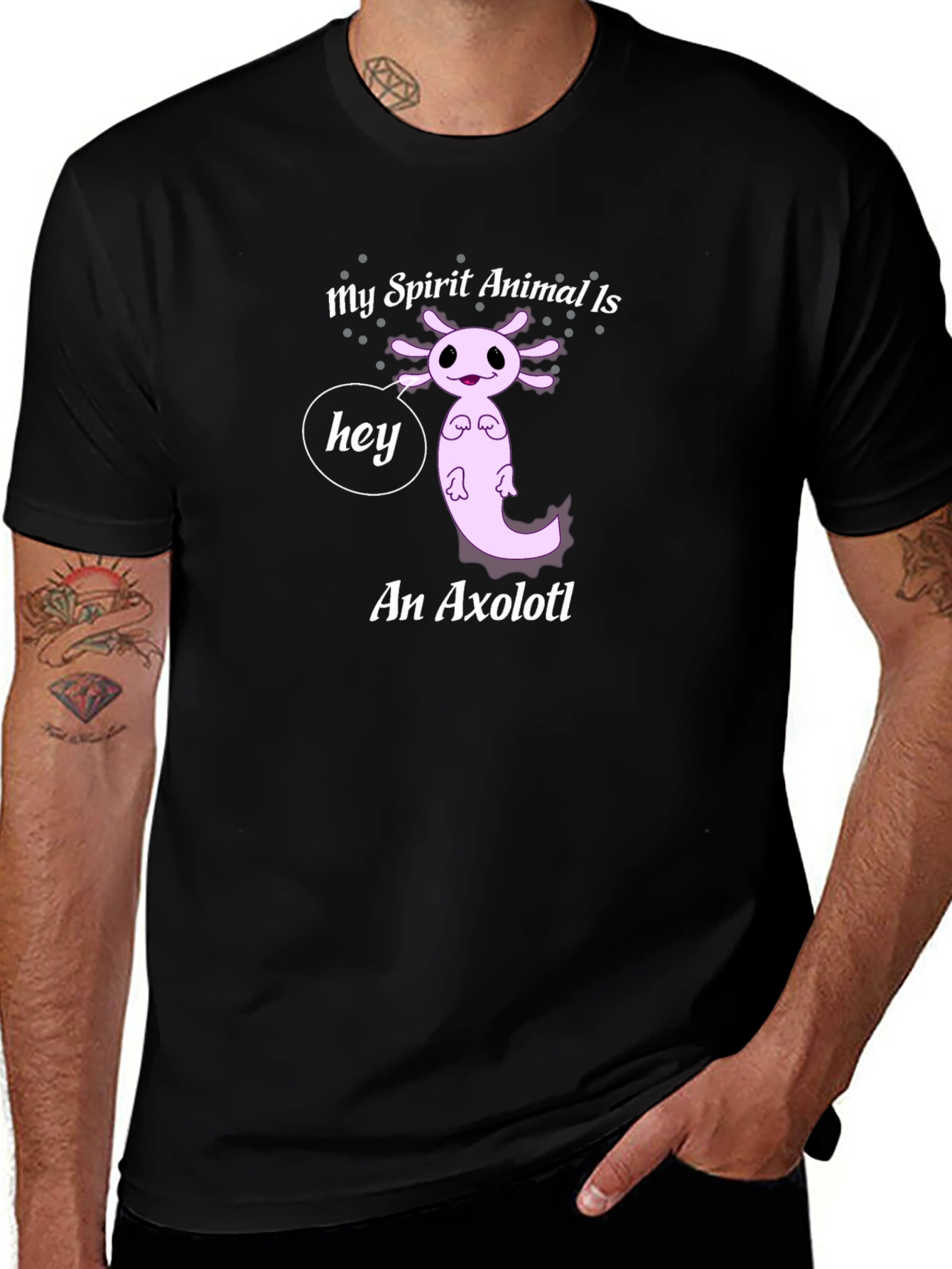 Variant 2 of My Spirit Animal Axolotl Graphic T-Shirt