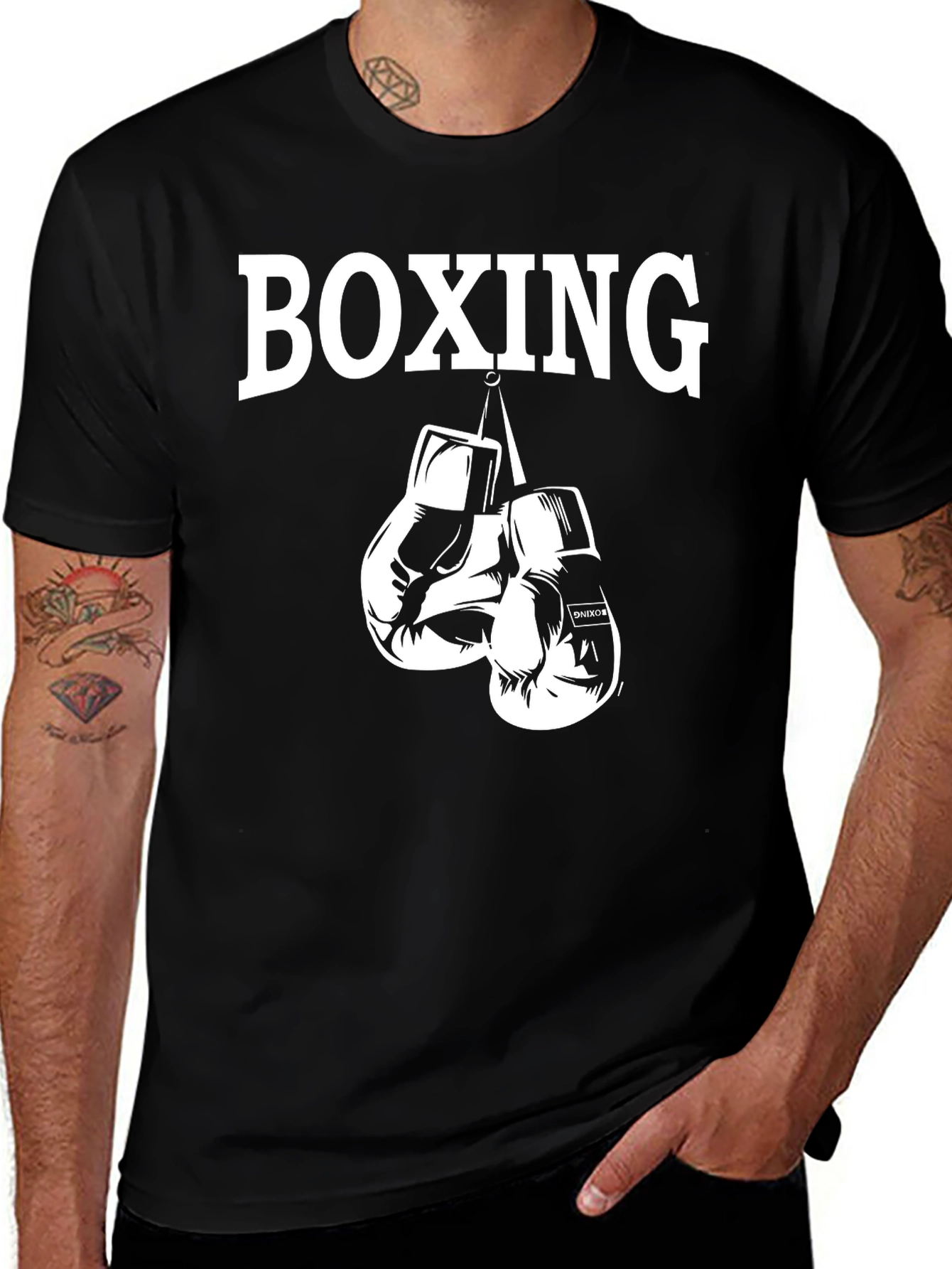 Boxing Gloves Graphic T-Shirt - Classic Design