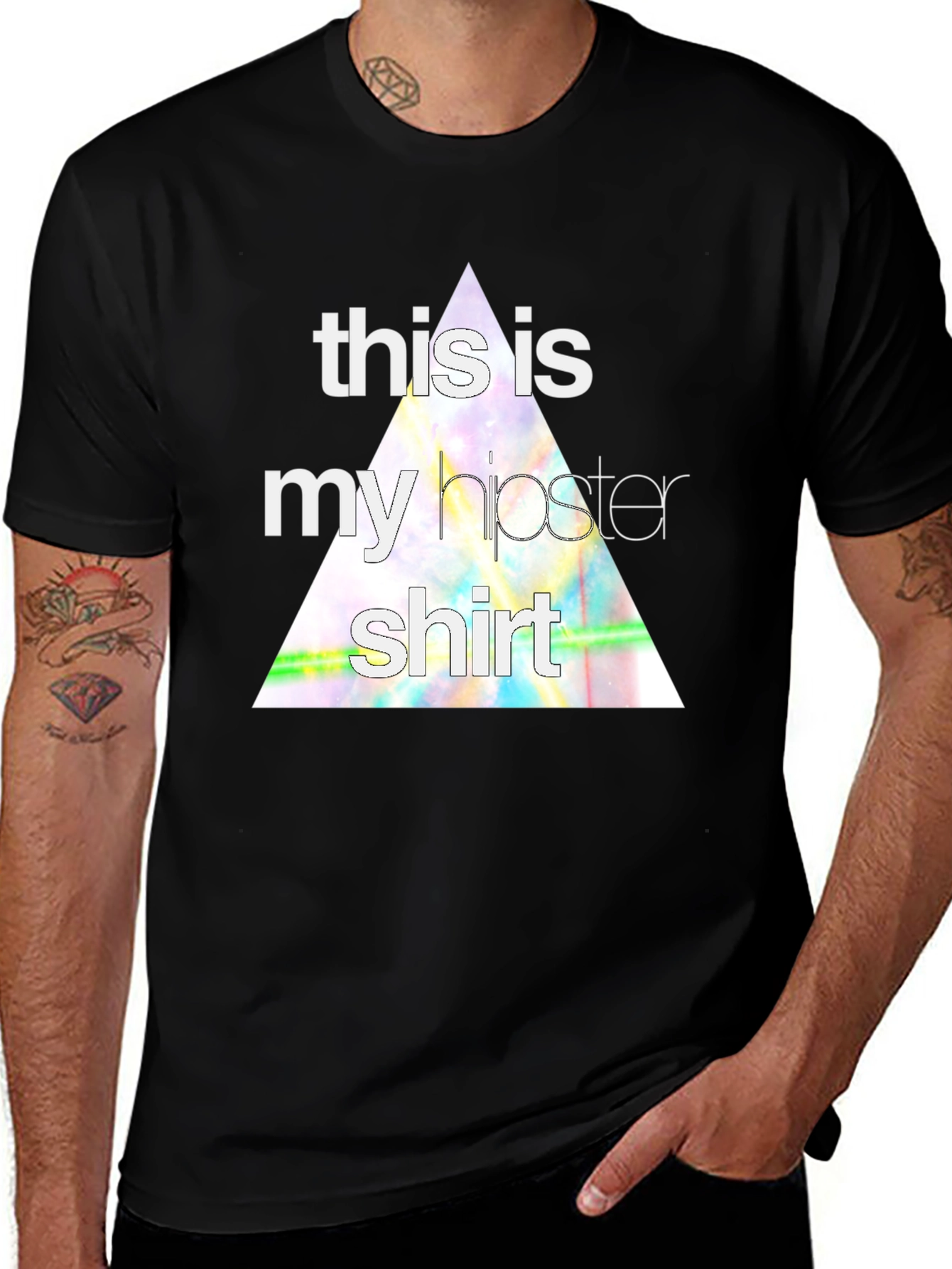 Variant 22 of Hipster Shirt: This is My Hipster Shirt Tee