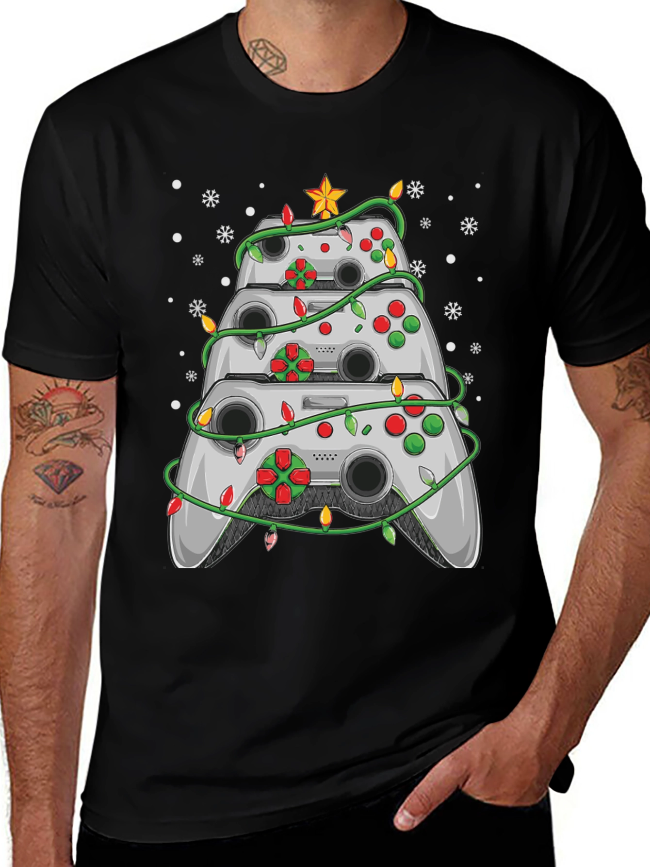 Variant 30 of Gamer Christmas T-Shirt