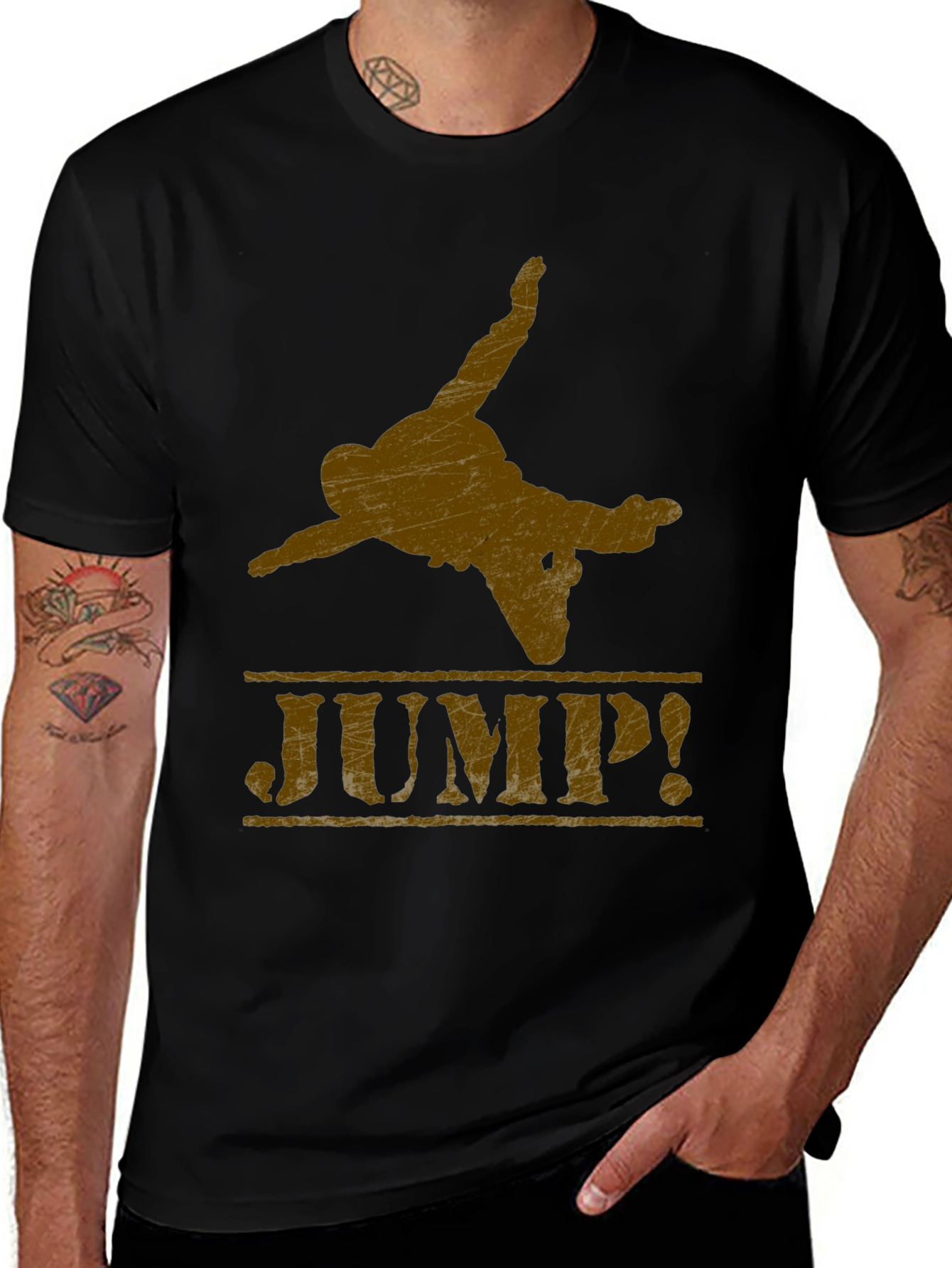 Variant 8 of Vintage JUMP! Graphic Tee - Cool Retro Style