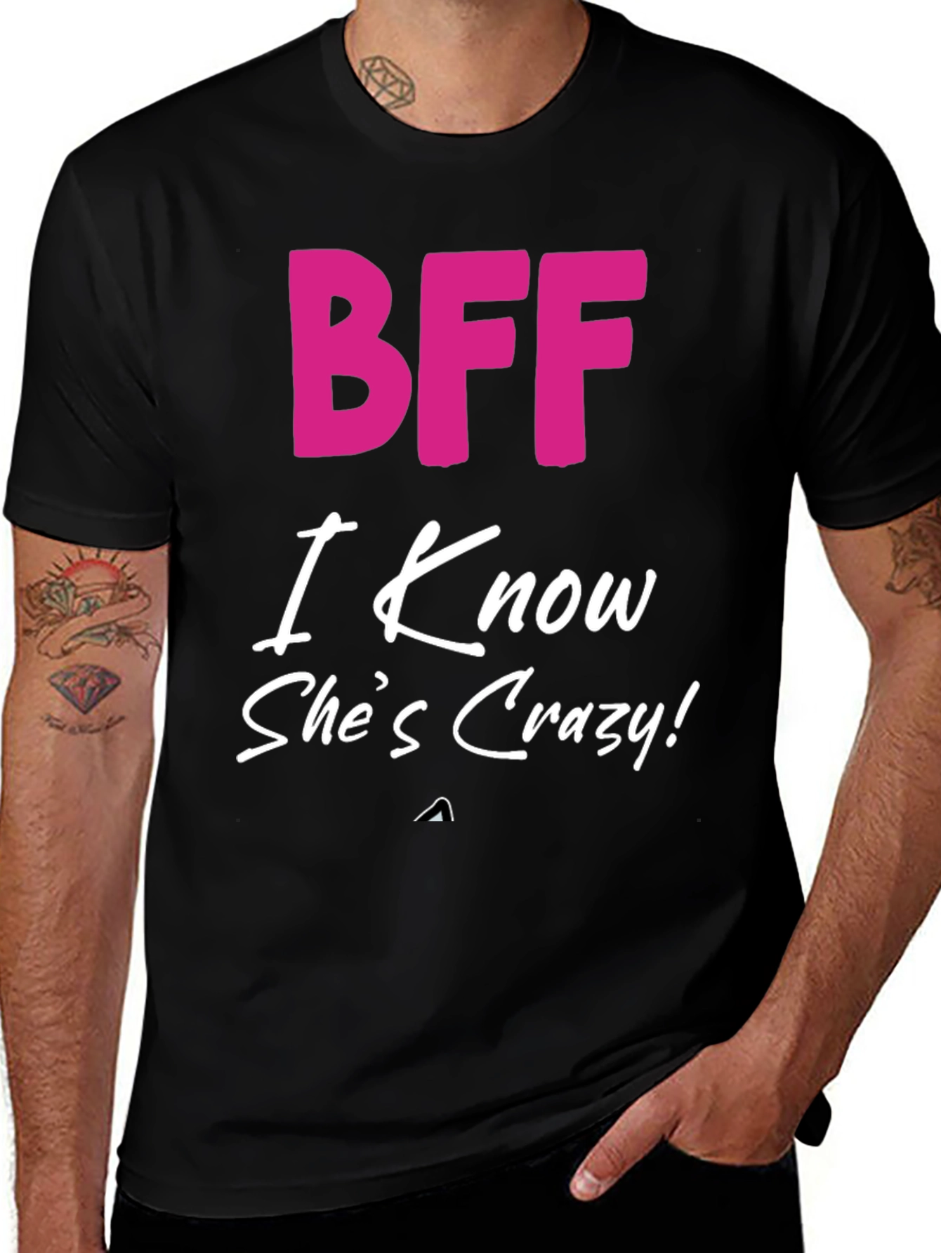 Variant 18 of BFF Crazy Friend T-Shirt