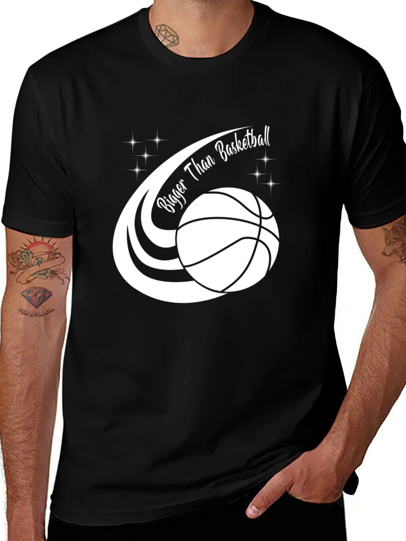 Variant 28 of Bigger Than Basketball Graphic Tee