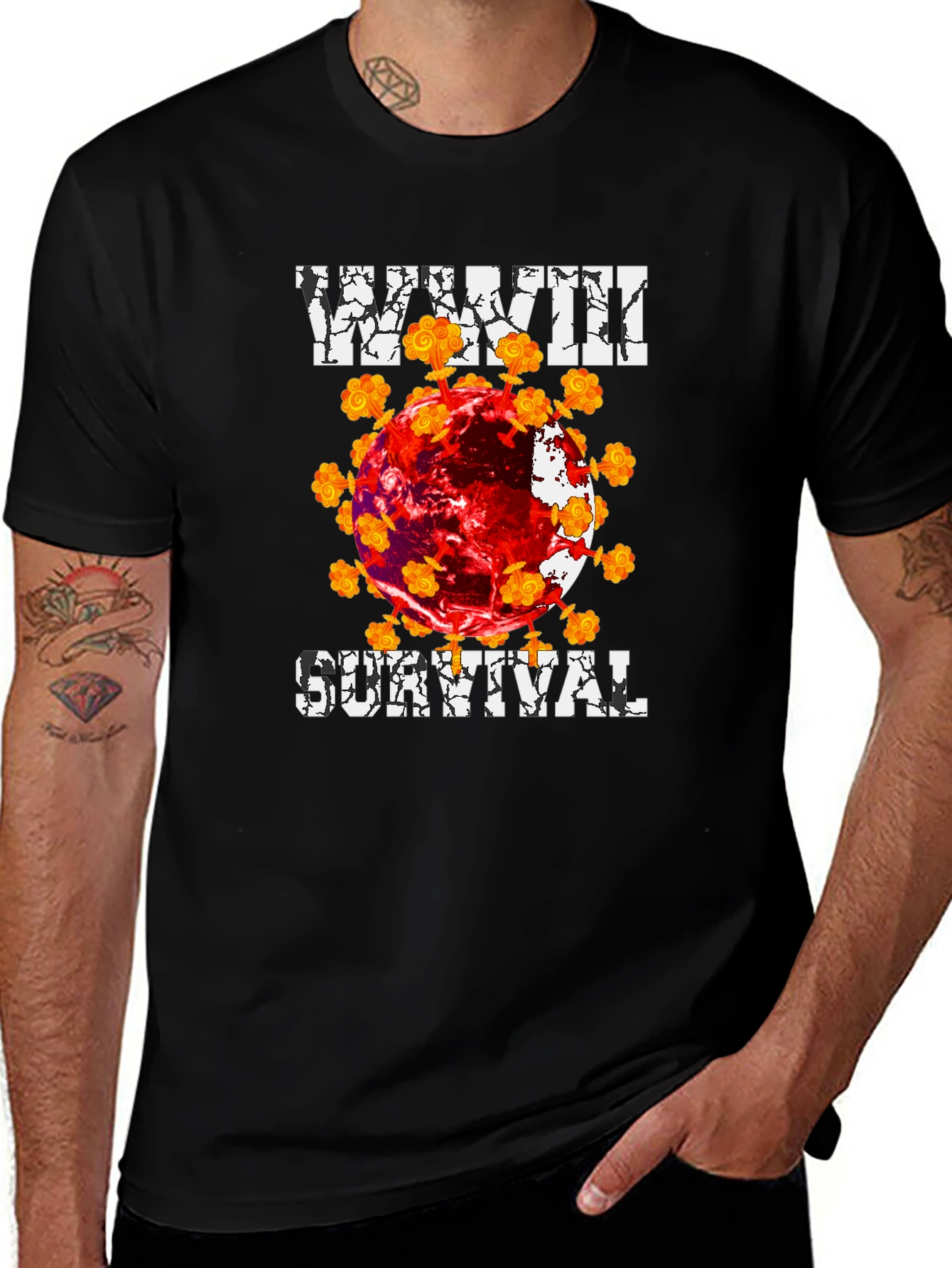 Variant 15 of WWIII Survival Graphic T-Shirt