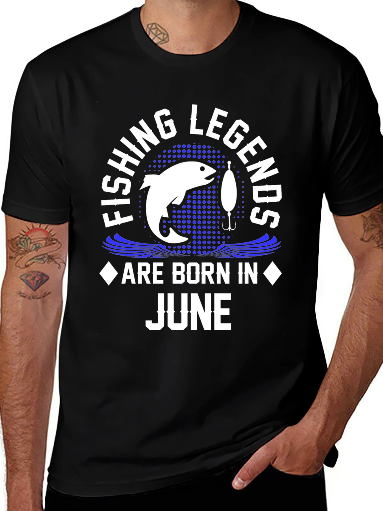 Variant 28 of Fishing Legends Born in June T-Shirt