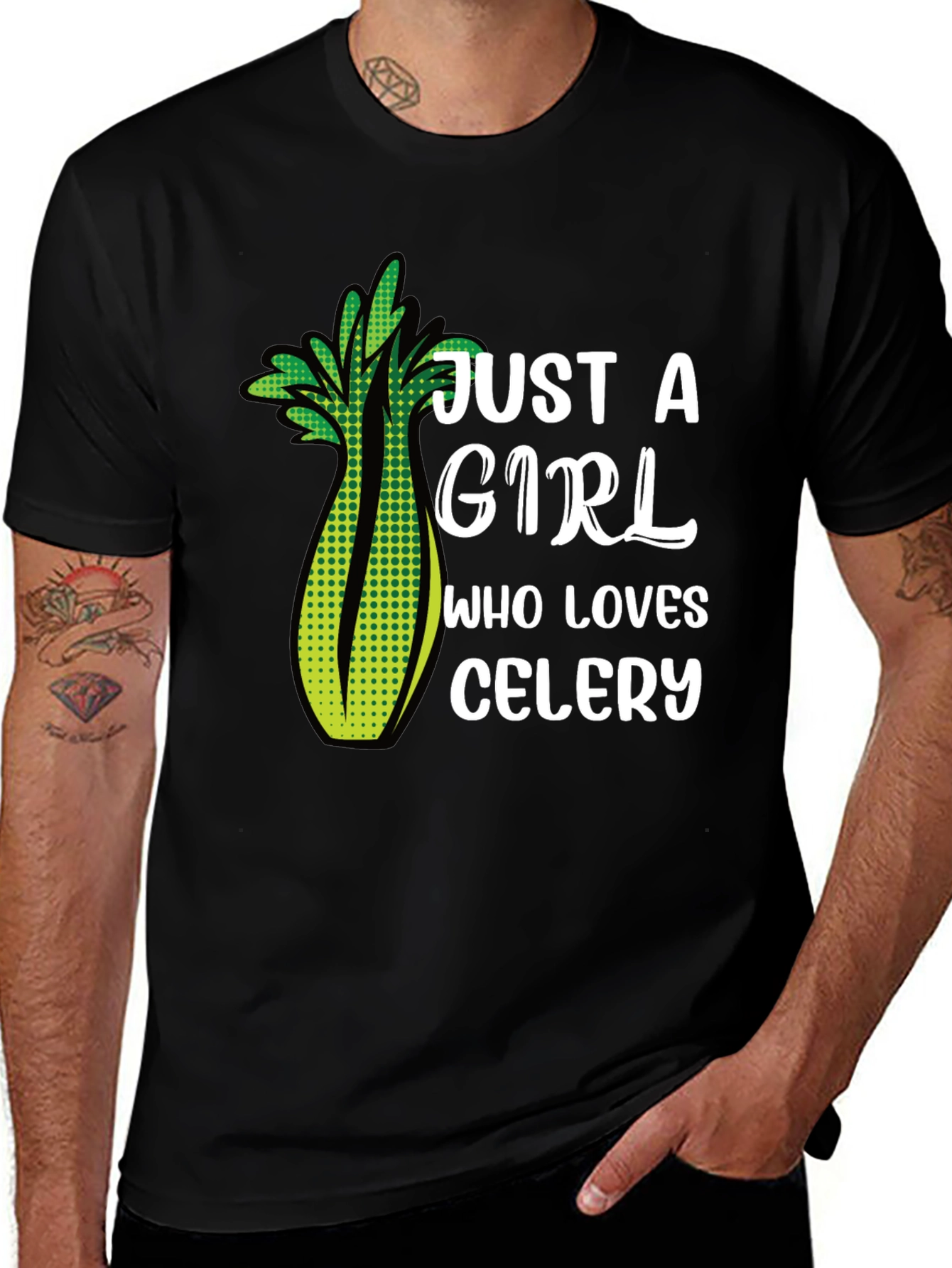 Variant 22 of Just a Girl Who Loves Celery T-Shirt
