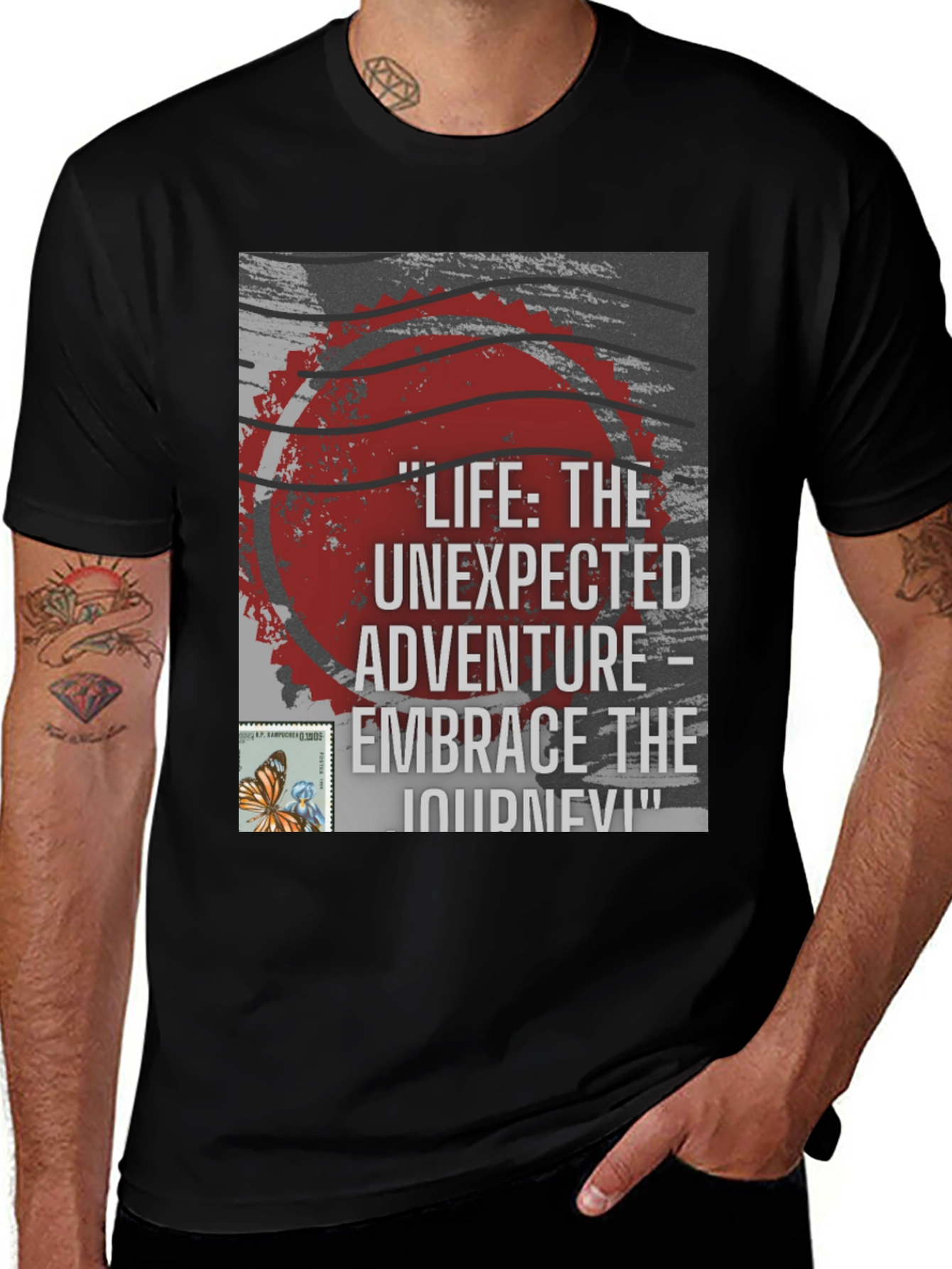 Embrace the Journey Tee:  Life Adventure Graphic T-Shirt