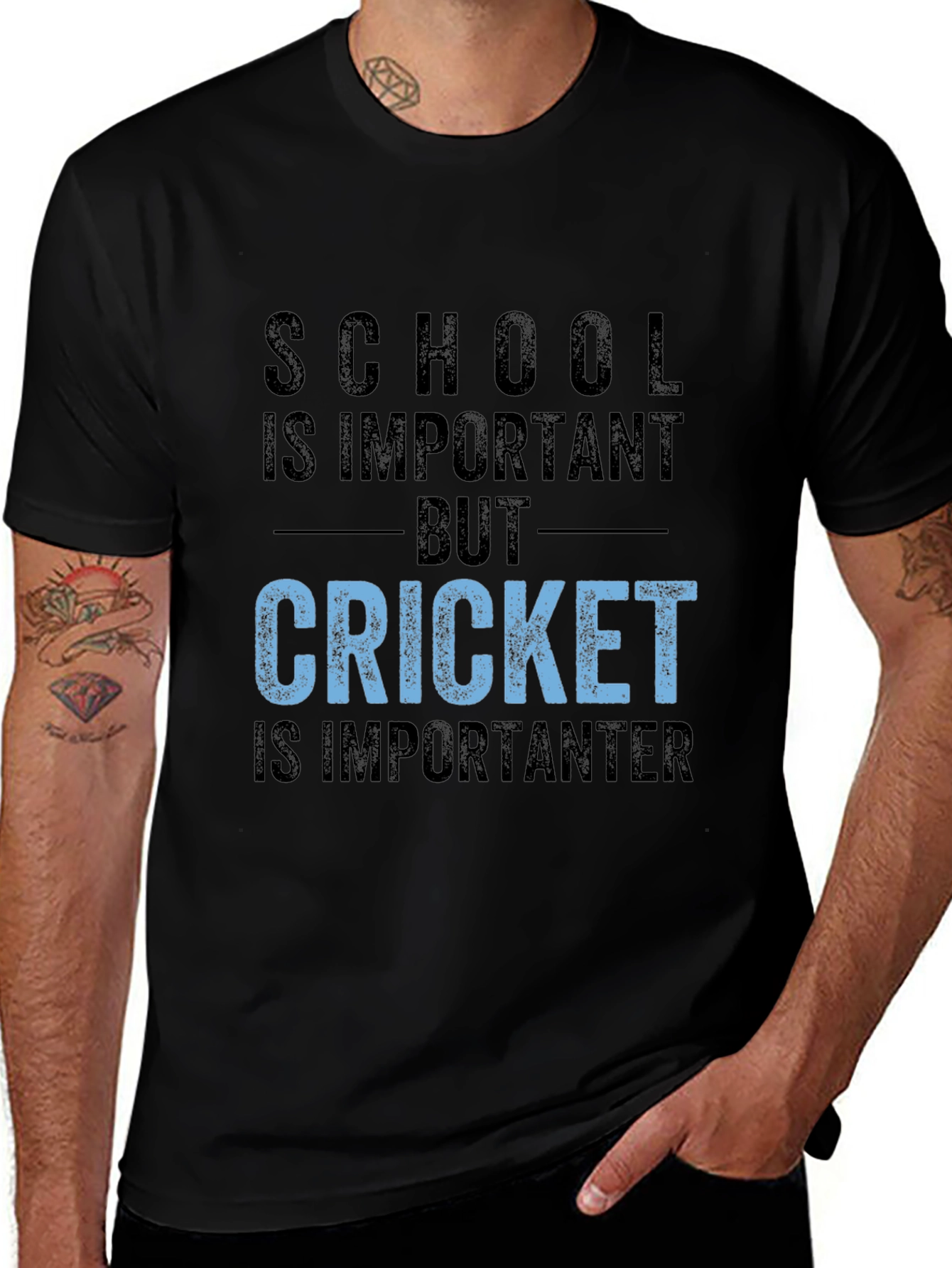 Variant 30 of Funny Cricket Lover T-Shirt