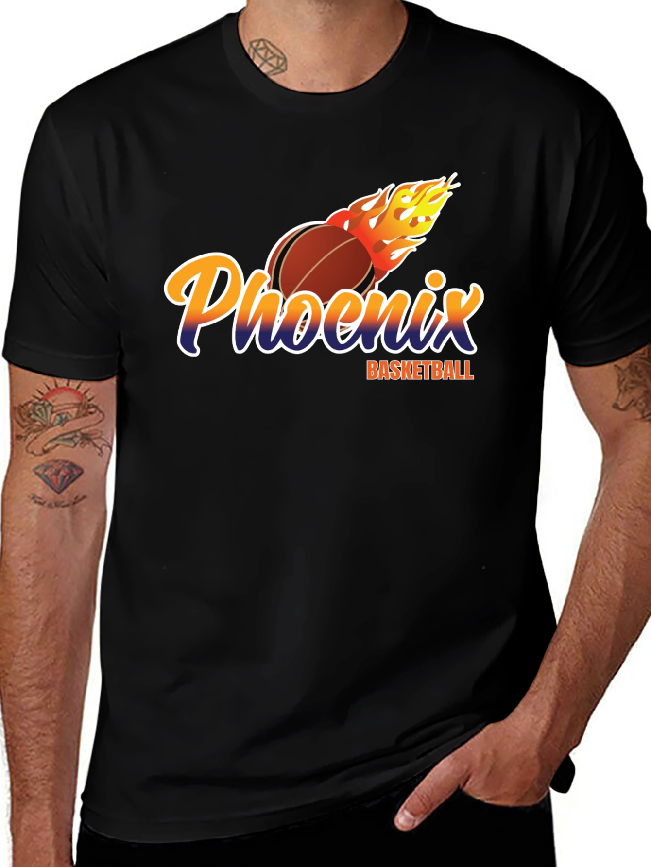 Variant 11 of Phoenix Basketball Graphic T-Shirt