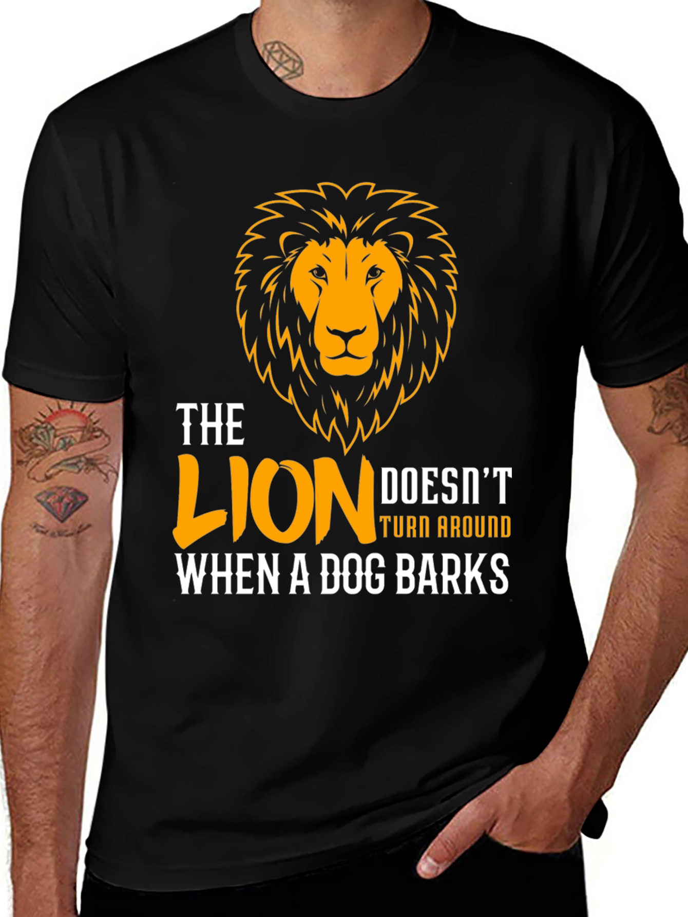 Variant 24 of The Lion Doesn't Turn Around T-Shirt