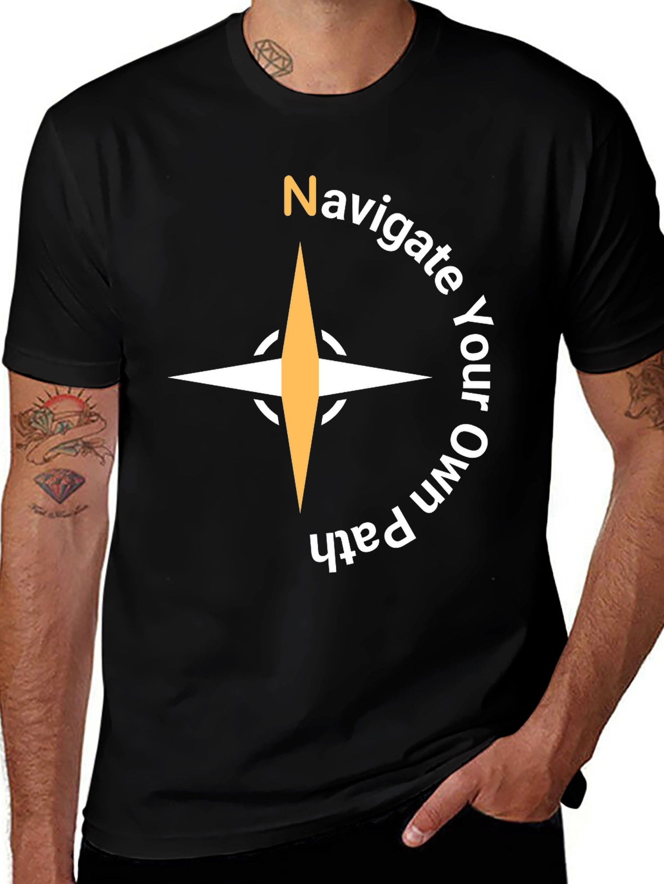 Variant 10 of Navigate Your Own Path Graphic T-Shirt