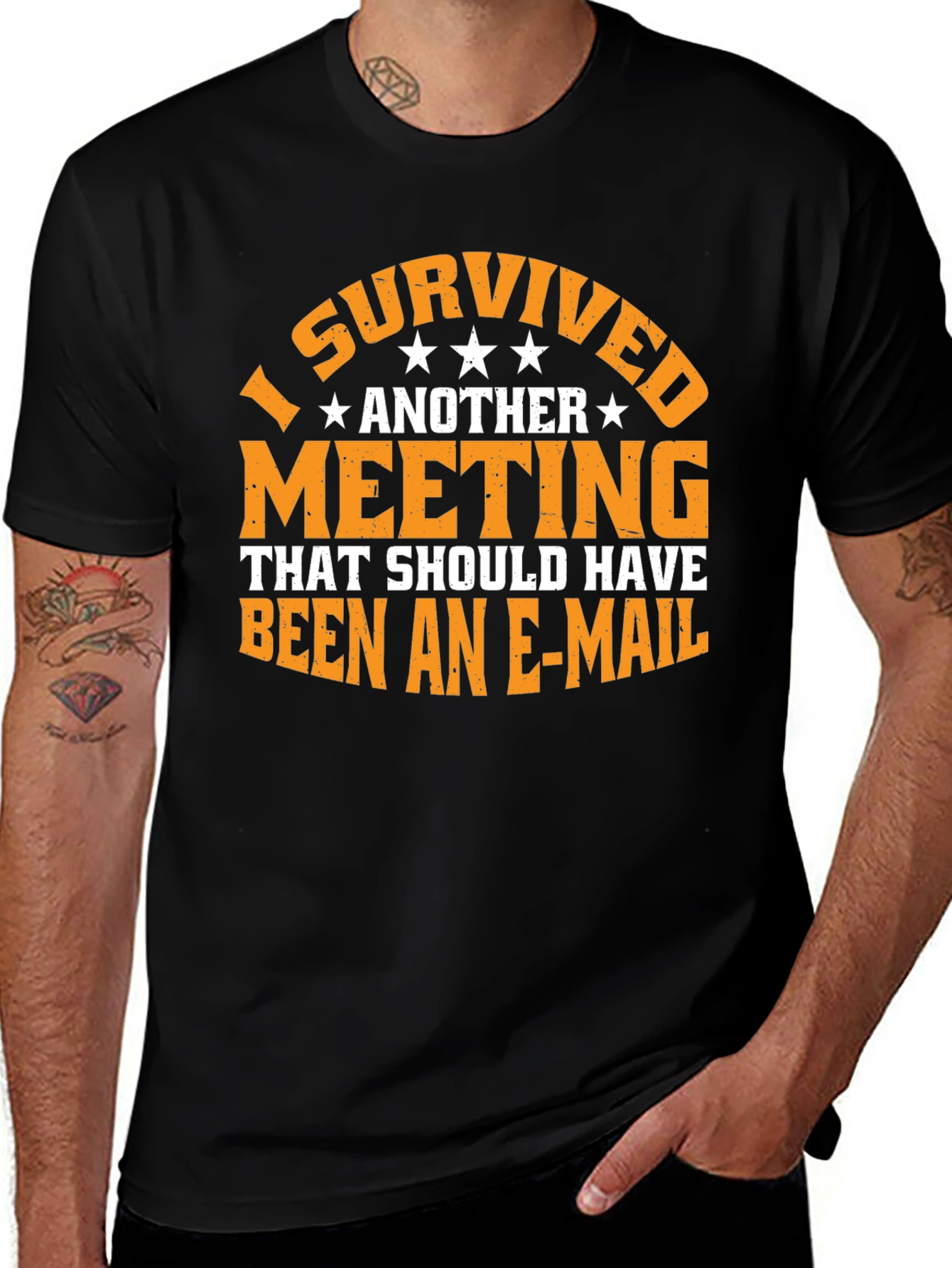 Variant 26 of I Survived Another Meeting T-Shirt
