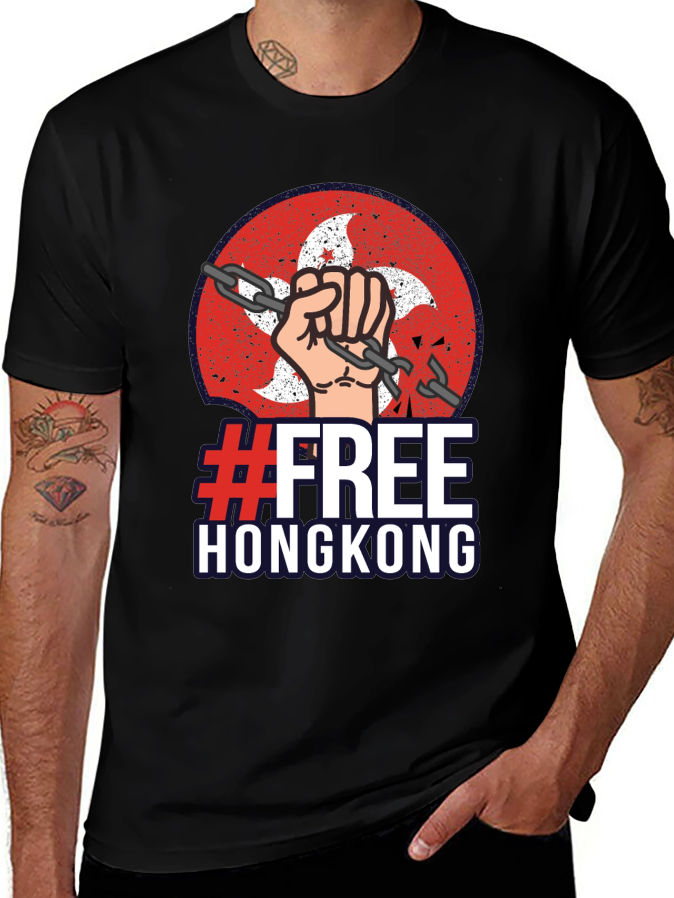 Free Hong Kong T-Shirt Protest Tee