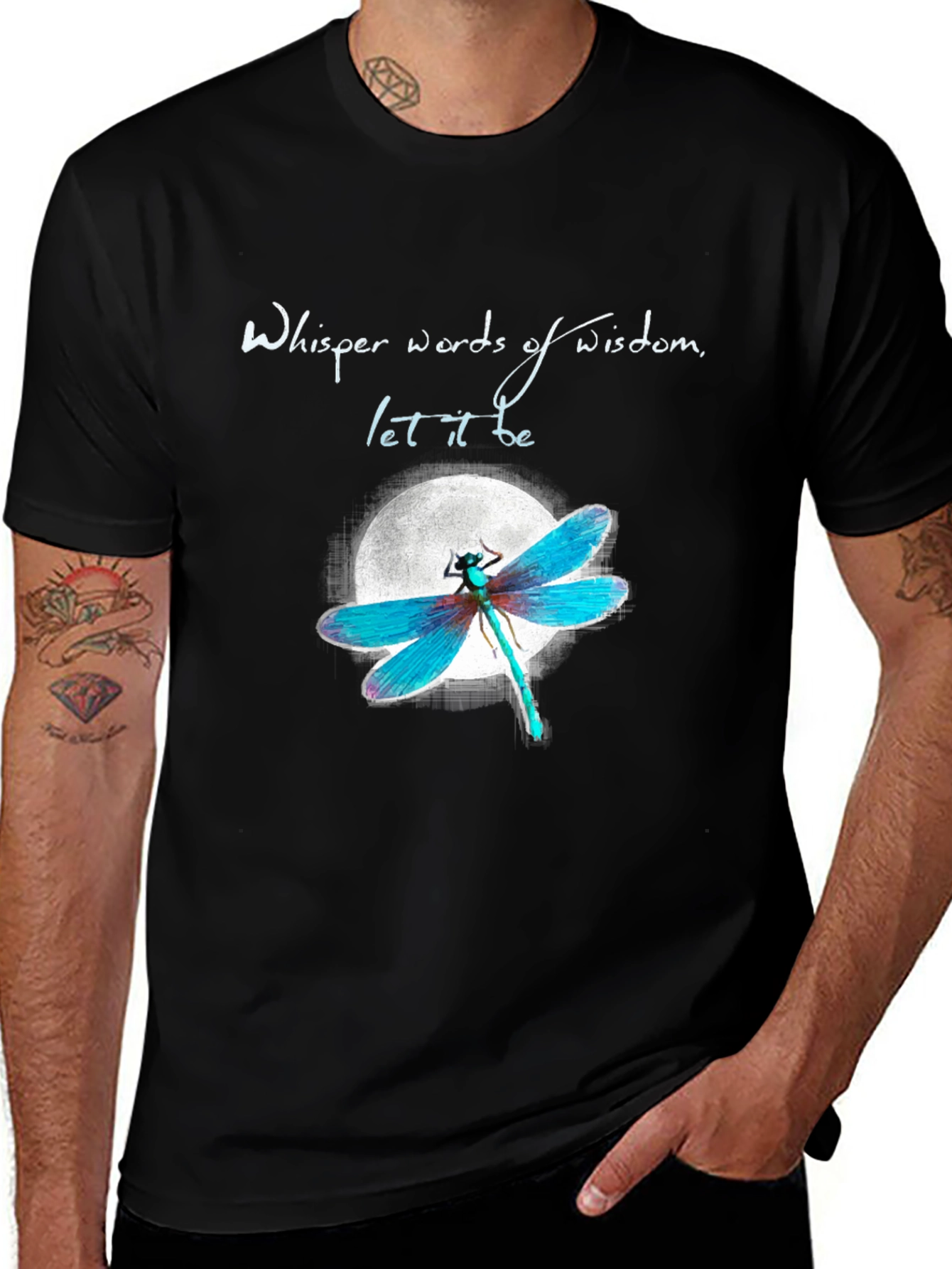 Variant 12 of Whisper Words Dragonfly Graphic Tee