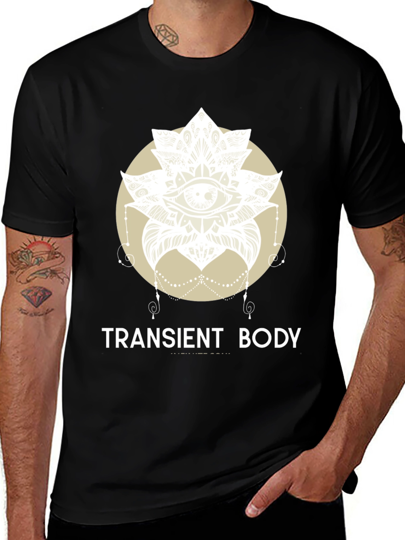 Variant 19 of Transient Body Graphic Tee - Unisex Relaxed Fit