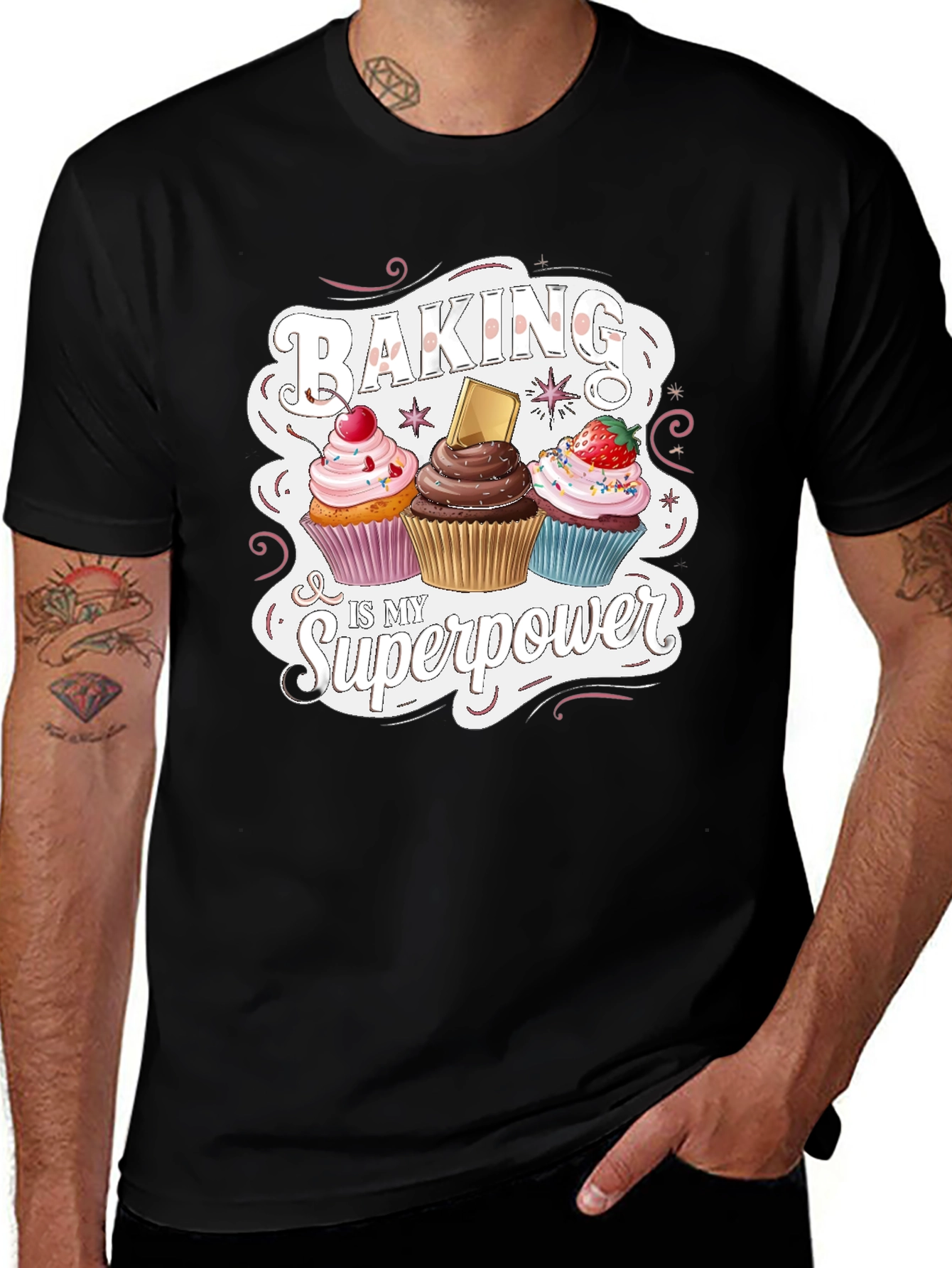 Variant 10 of Baking Is My Superpower Graphic Tee