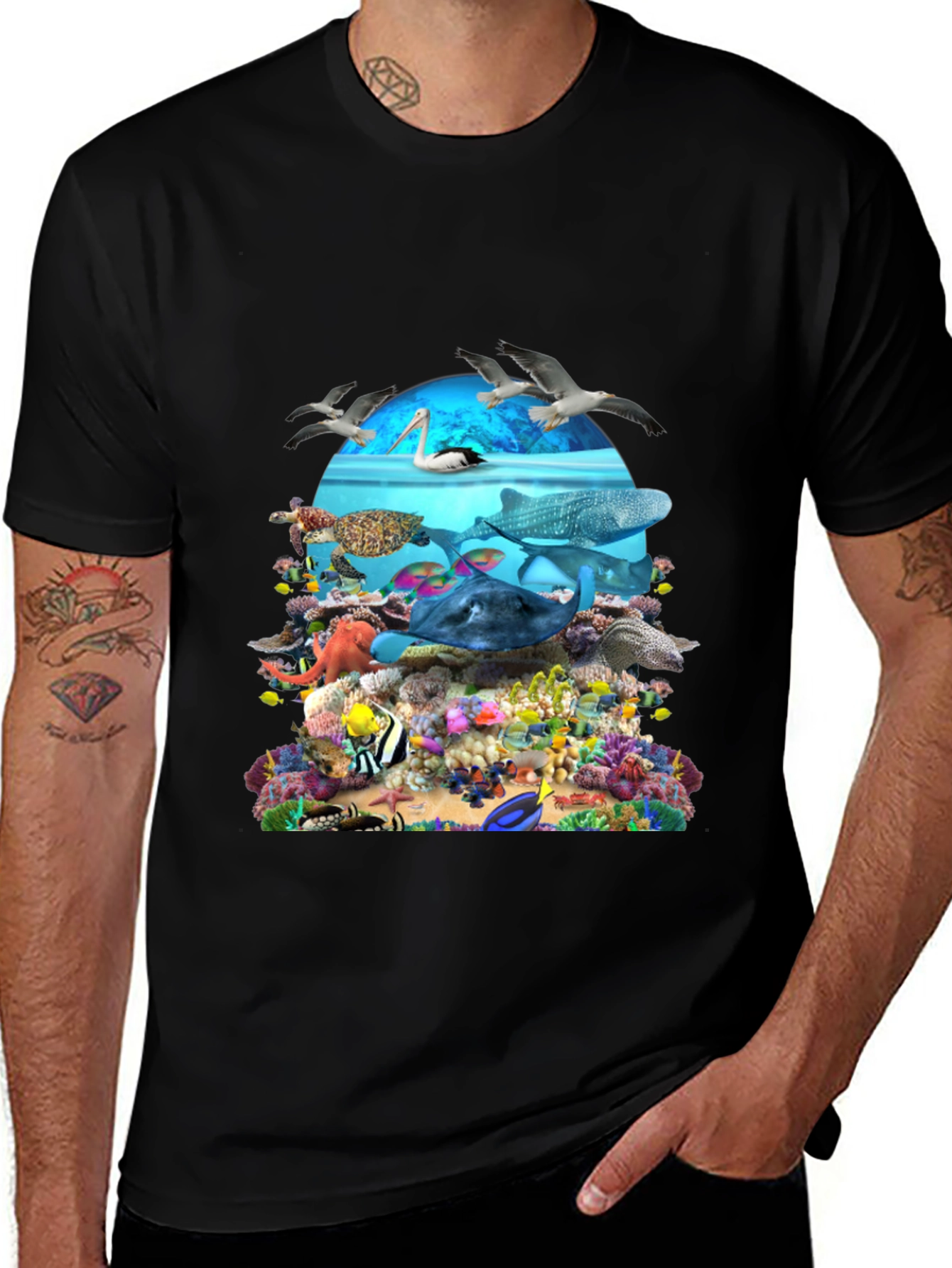 Variant 24 of Ocean Reef Graphic T-Shirt