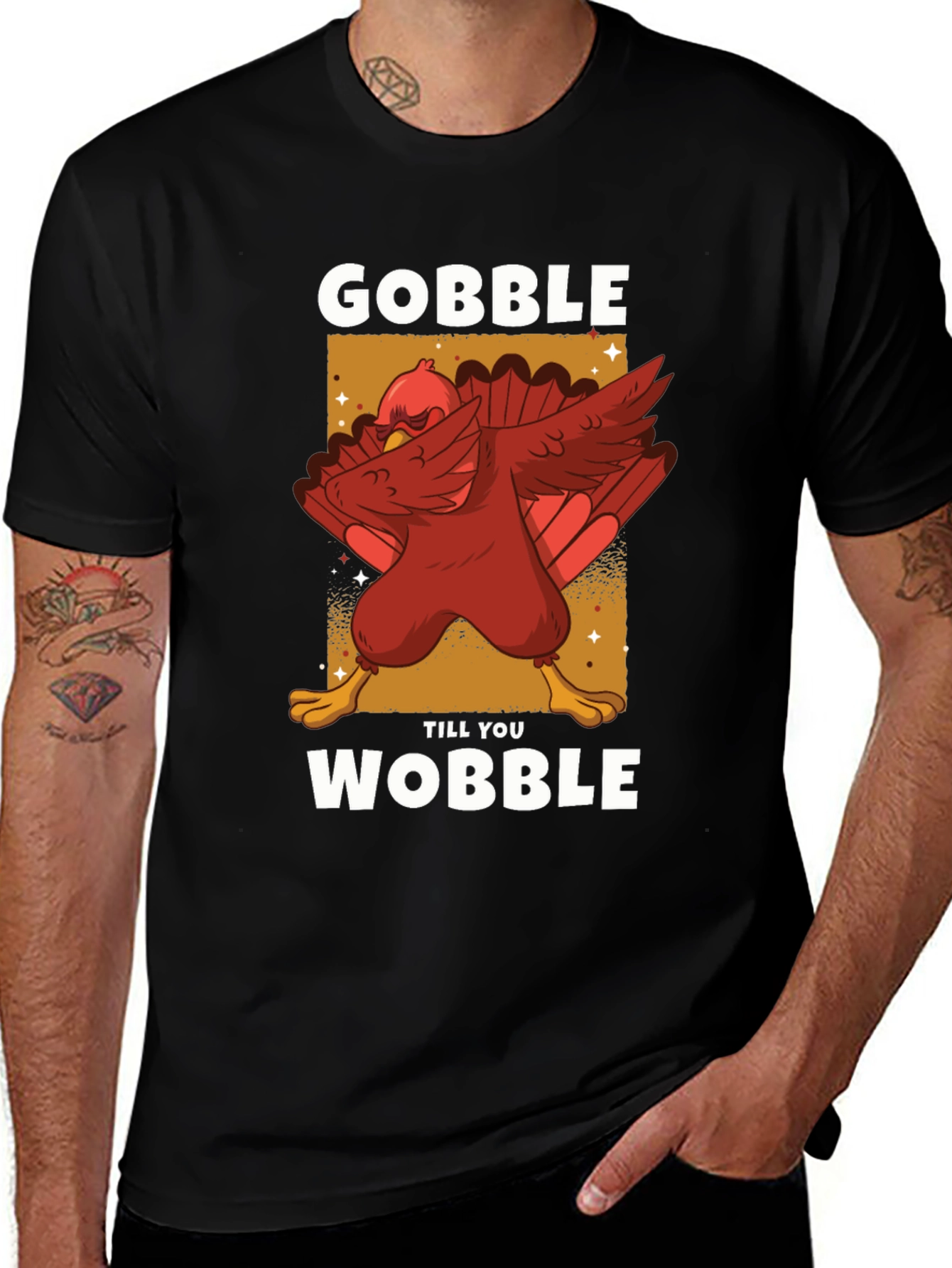 Gobble Till You Wobble Thanksgiving T-Shirt