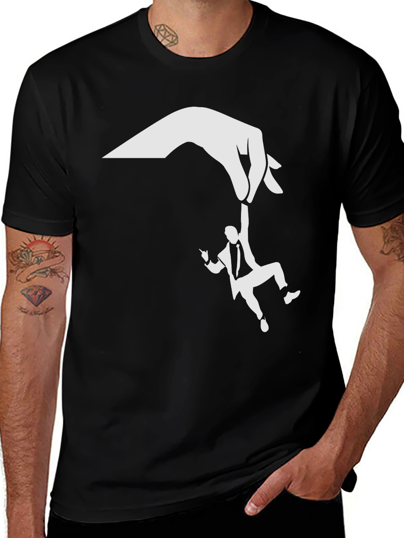 Variant 9 of Hand Puppet Graphic Tee - Funny Dark Humor T-Shirt